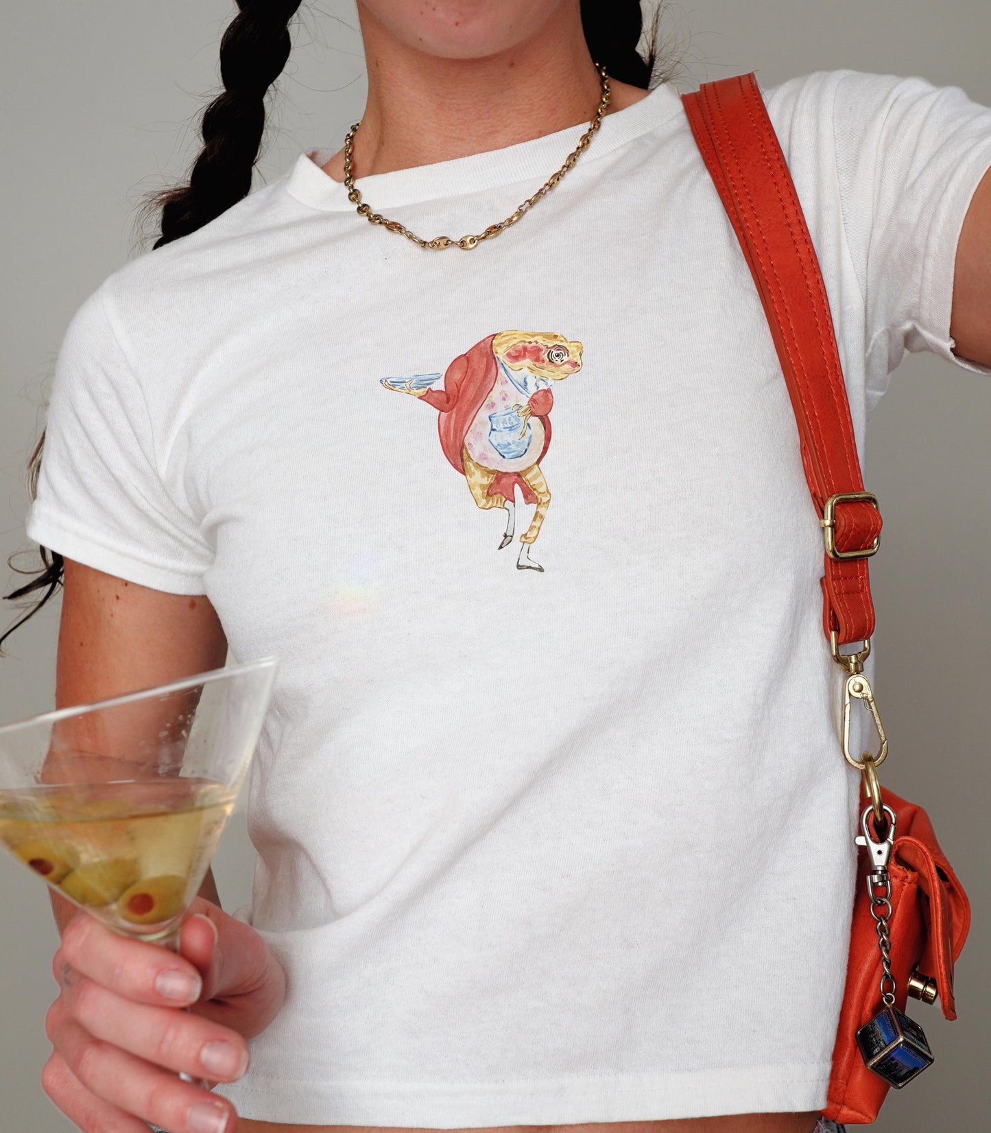 Dapper Frog Beatrix Potter Y2K Cotton Baby Tee * 90s Nostalgia Whimsical Vintage Coquette Fairycore Cottagecore Spring Academia MILF Toad