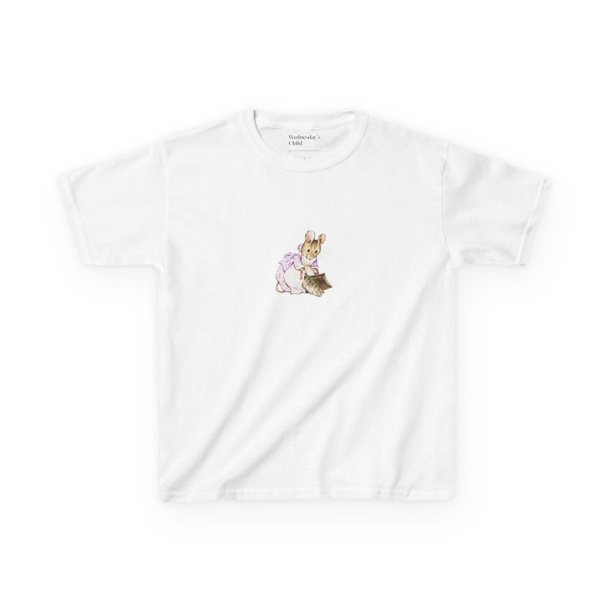 Cinderella Mouse Beatrix Potter Y2K Cotton Baby Tee * 90s Nostalgia Whimsical Vintage Coquette Fairycore Cottagecore Cute Spring Academia