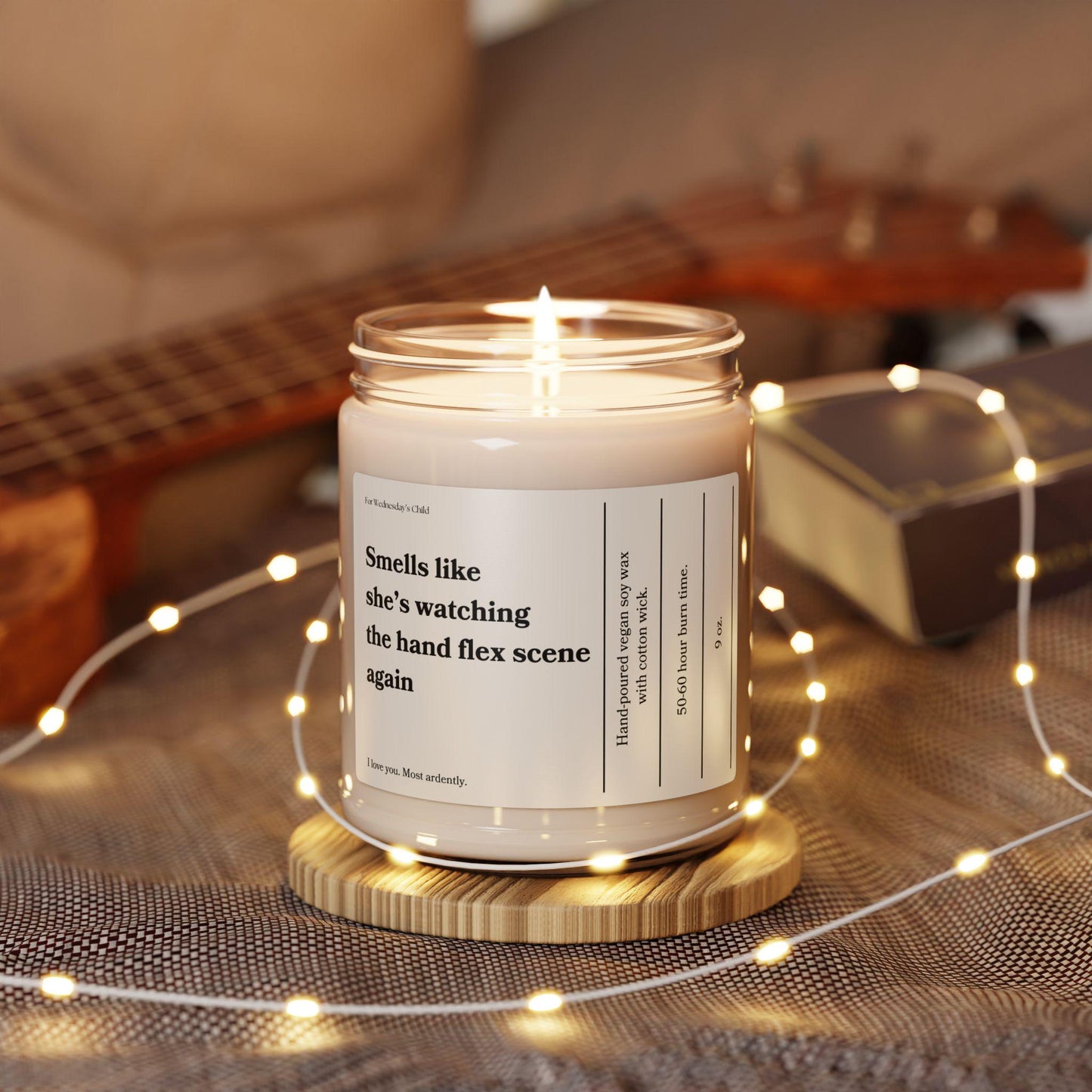 Smells like she's watching the hand flex scene again soy candle * Pride & Prejudice Jane Austen 20th Anniversary Merch * Pemberley Mr Darcy