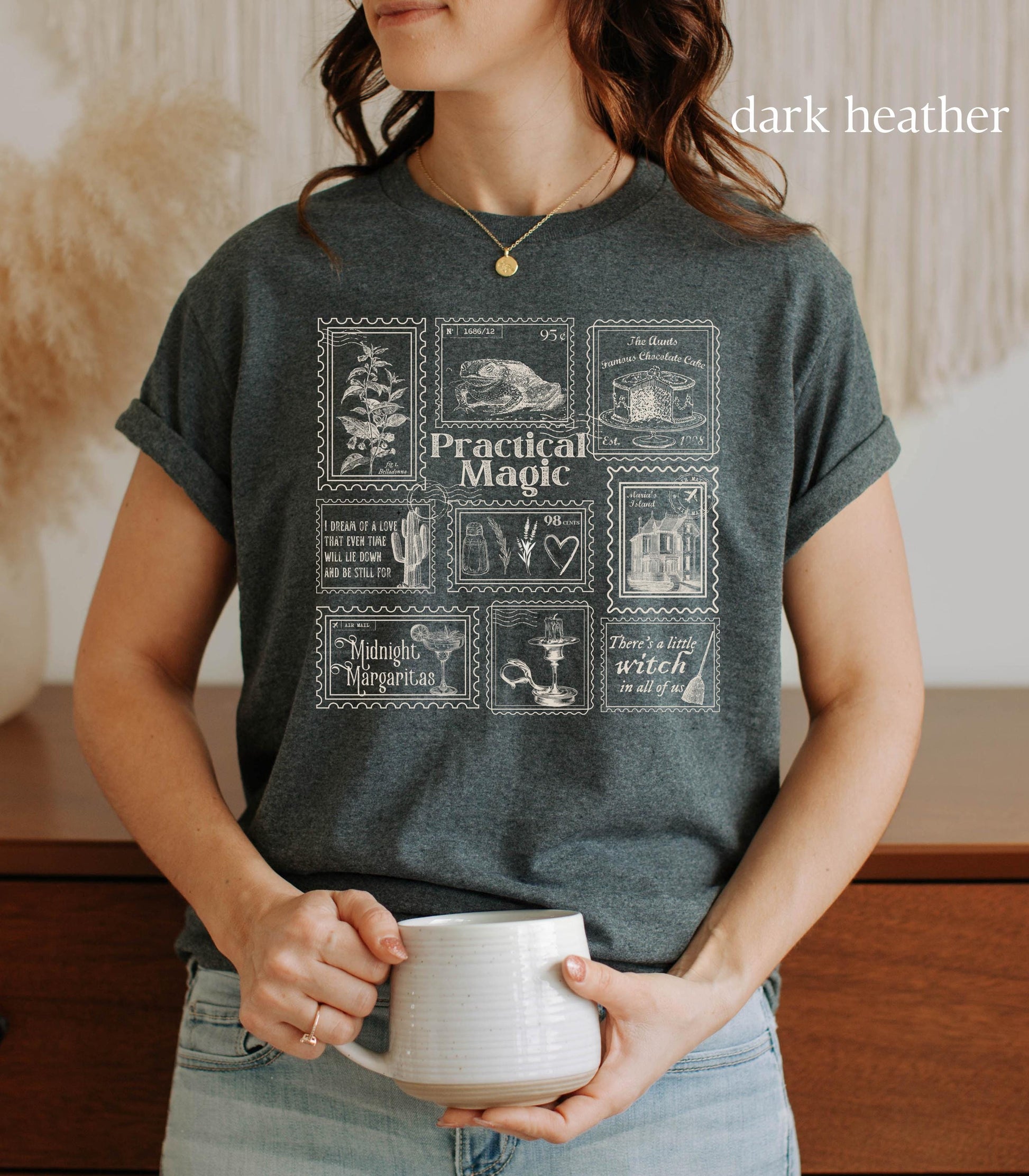 Practical Magic Stamp Collection Tee * Owens Sisters Verbena Apothecary * Salt Lavender Rosemary Witch in All of Us Midnight Margaritas