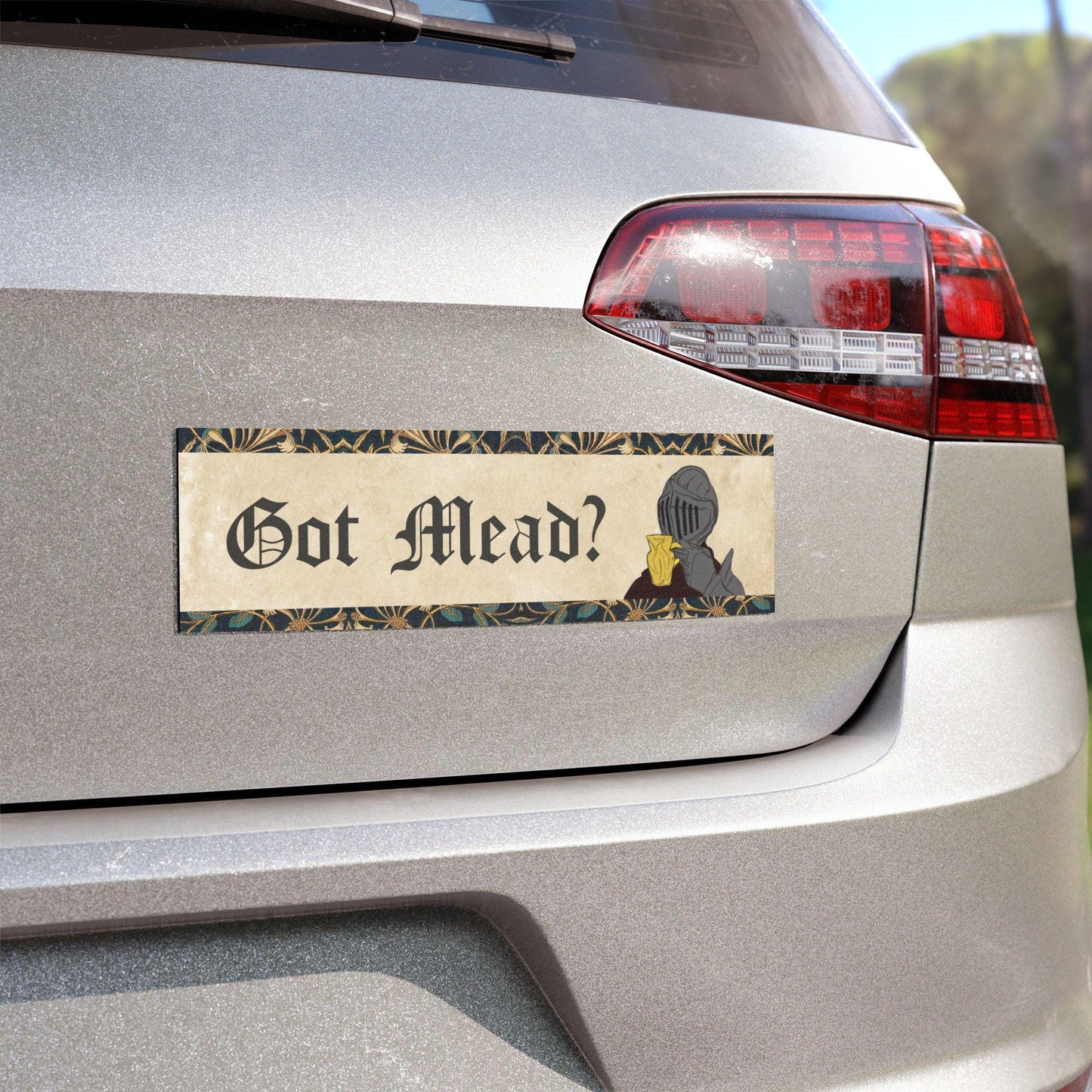 Got Mead? Funny Medievalcore Bumper Magnet * Renaissance Faire Fae Car Magnet Sticker * Bardcore Gift for Fantasy & Ren Faire Lovers