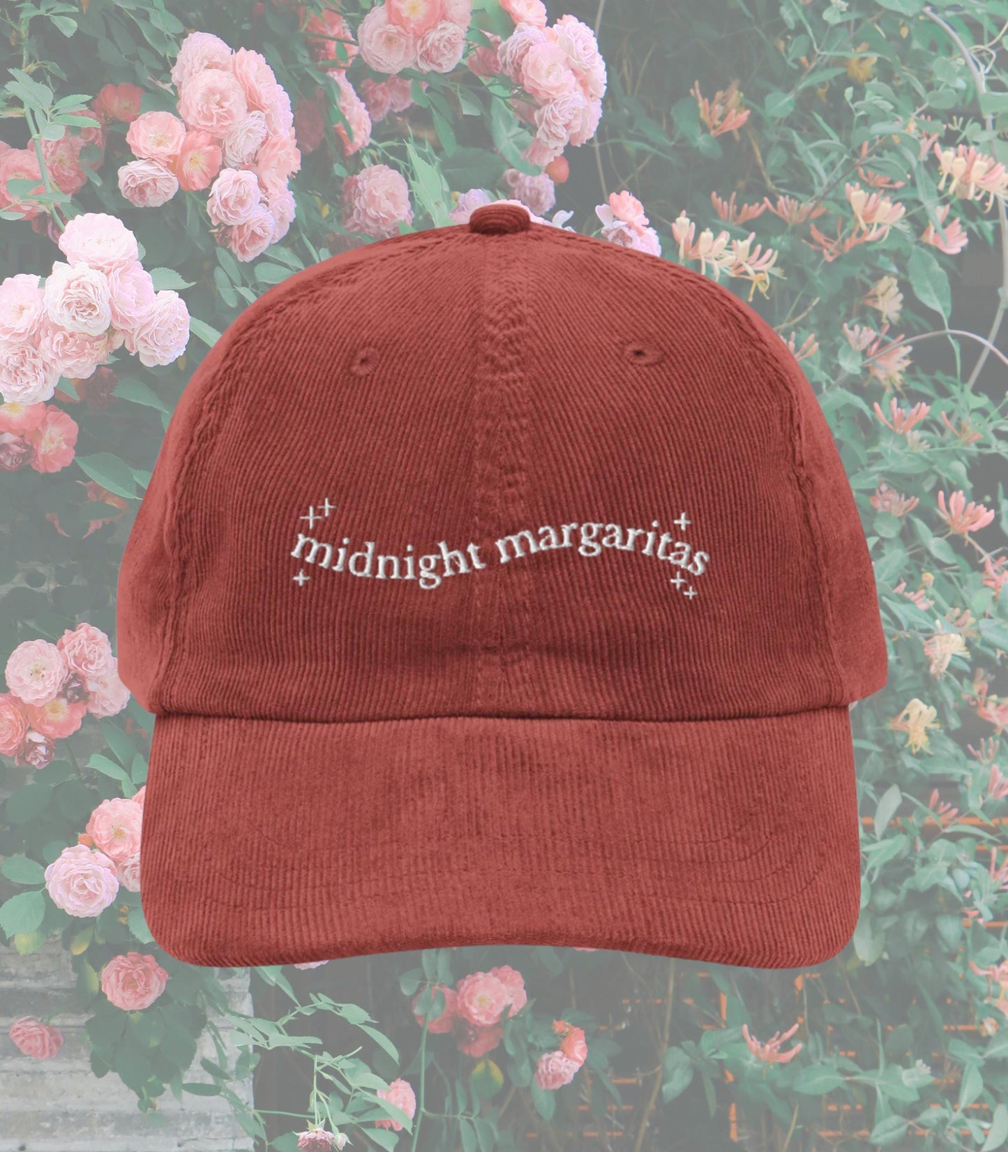 Practical Magic Midnight Margaritas Embroidered Corduroy Hat Halloween Salem Girls Trip Bride Coven Bachelorette Owens Sister Boo Basket