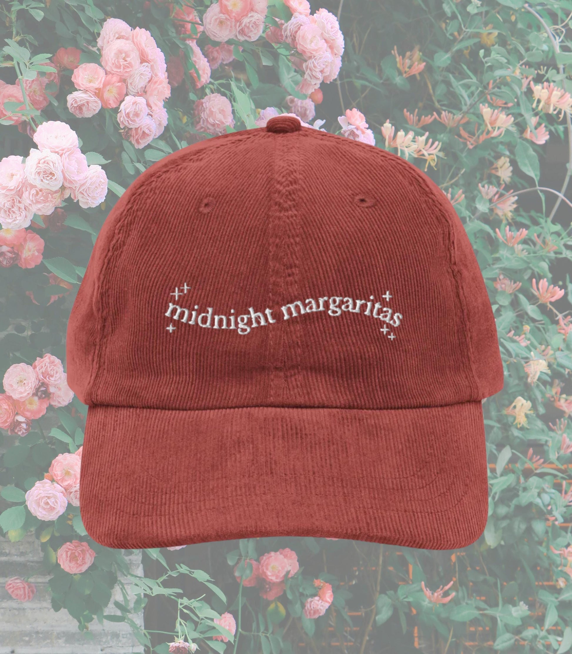 Practical Magic Midnight Margaritas Embroidered Corduroy Hat Halloween Salem Girls Trip Bride Coven Bachelorette Owens Sister Boo Basket