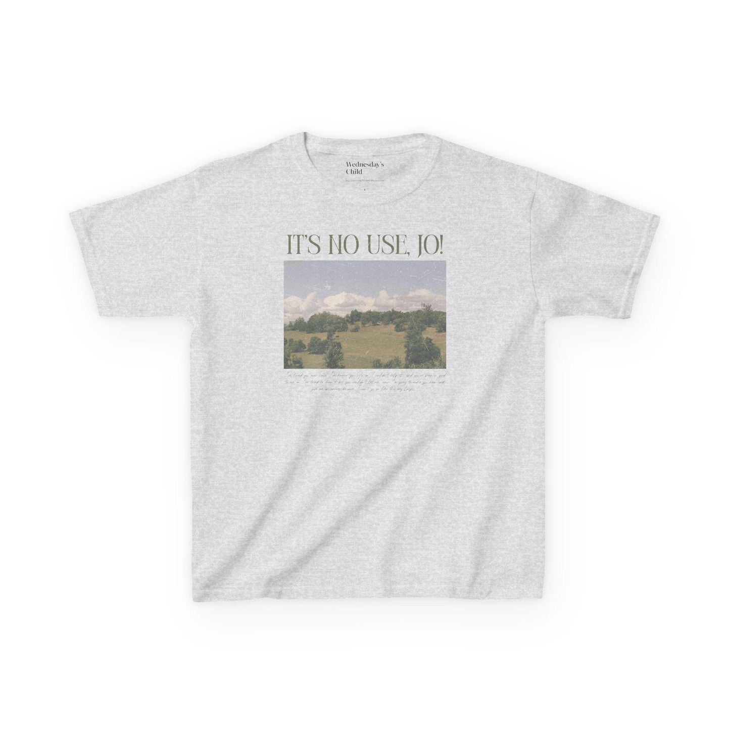 It's No Use Jo Vintage Y2k Baby Tee * Little Women March Sisters Meg Amy Beth Laurie Merch * Subtle Aesthetic Bookish Gift Cottagecore