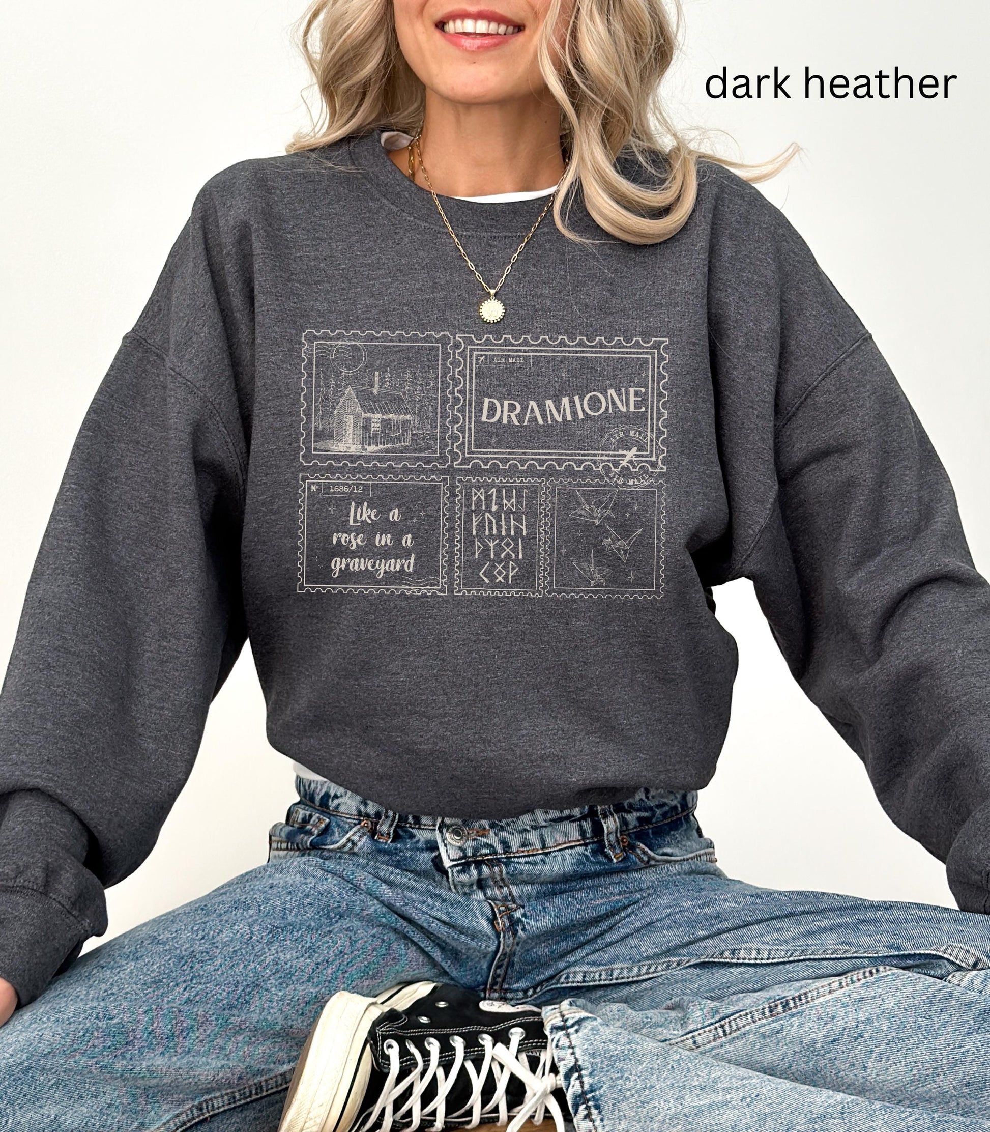 Dramione Bookish Sweatshirt * Enemies To Lovers Fated Mates Dark Romance Manacled Rose in a Graveyard High Reeve Whitecroft Draco Fanfic