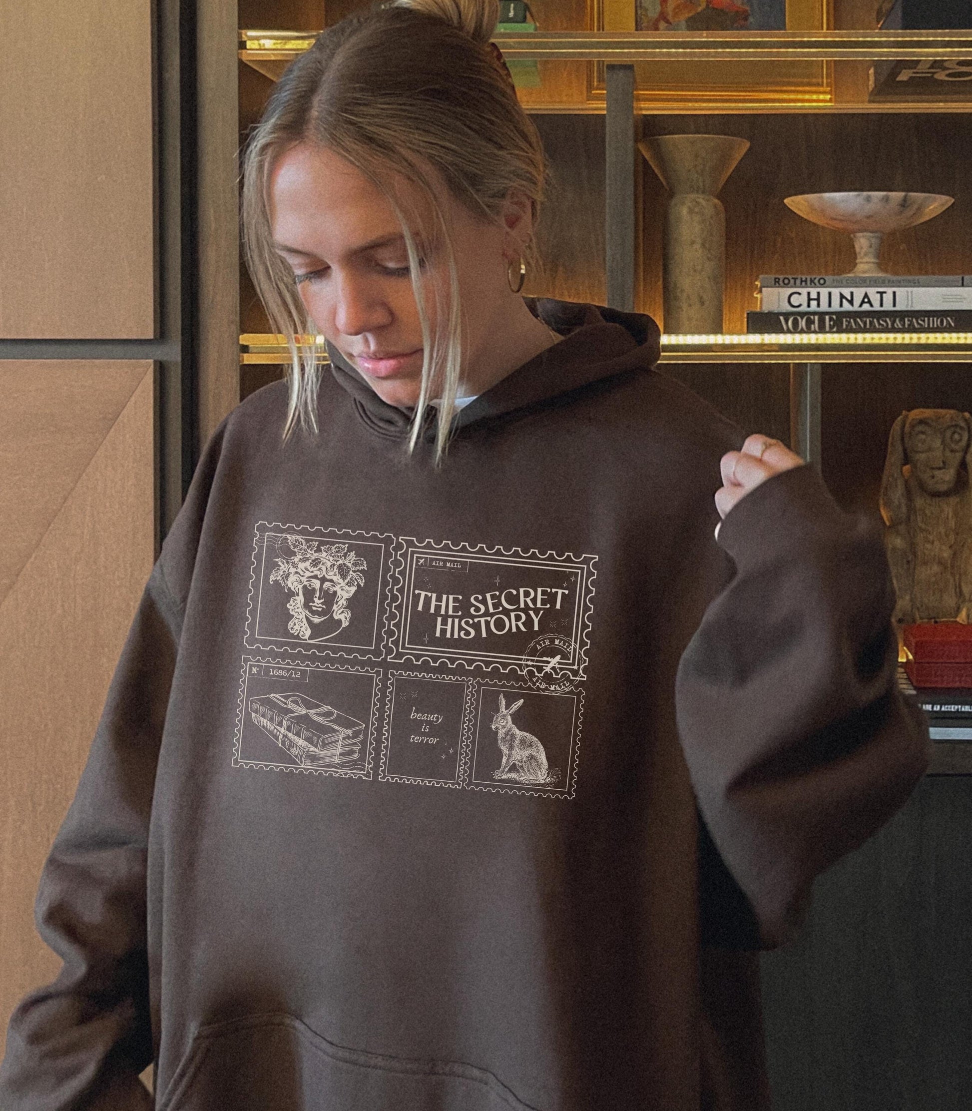 The Secret History Bookish Dark Academia Aesthetic Hoodie Beauty is Terror Hampden College Downtown Girl English Lit Gift back to school
