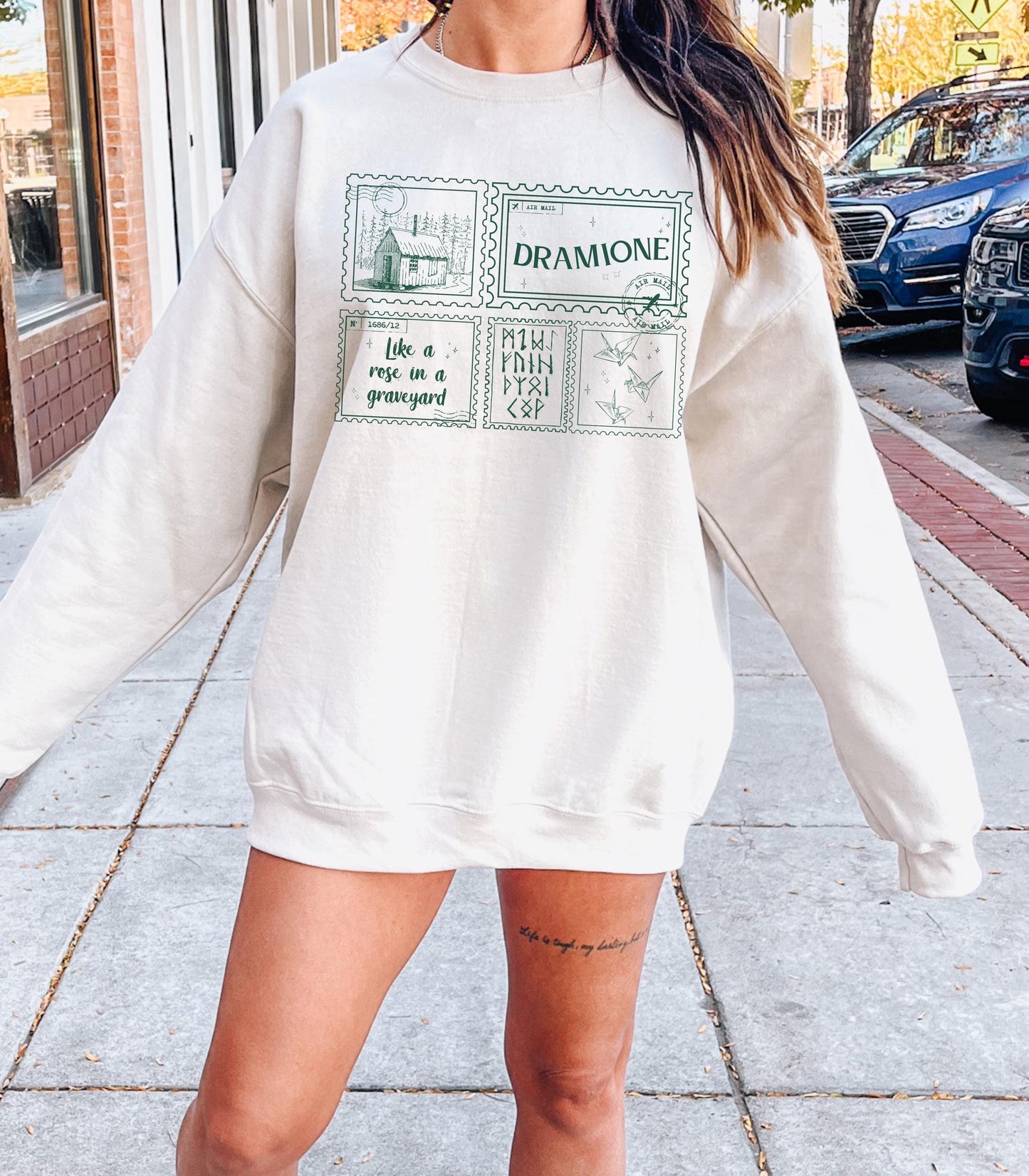 Dramione Bookish Sweatshirt * Enemies To Lovers Fated Mates Dark Romance Manacled Rose in a Graveyard High Reeve Whitecroft Draco Fanfic