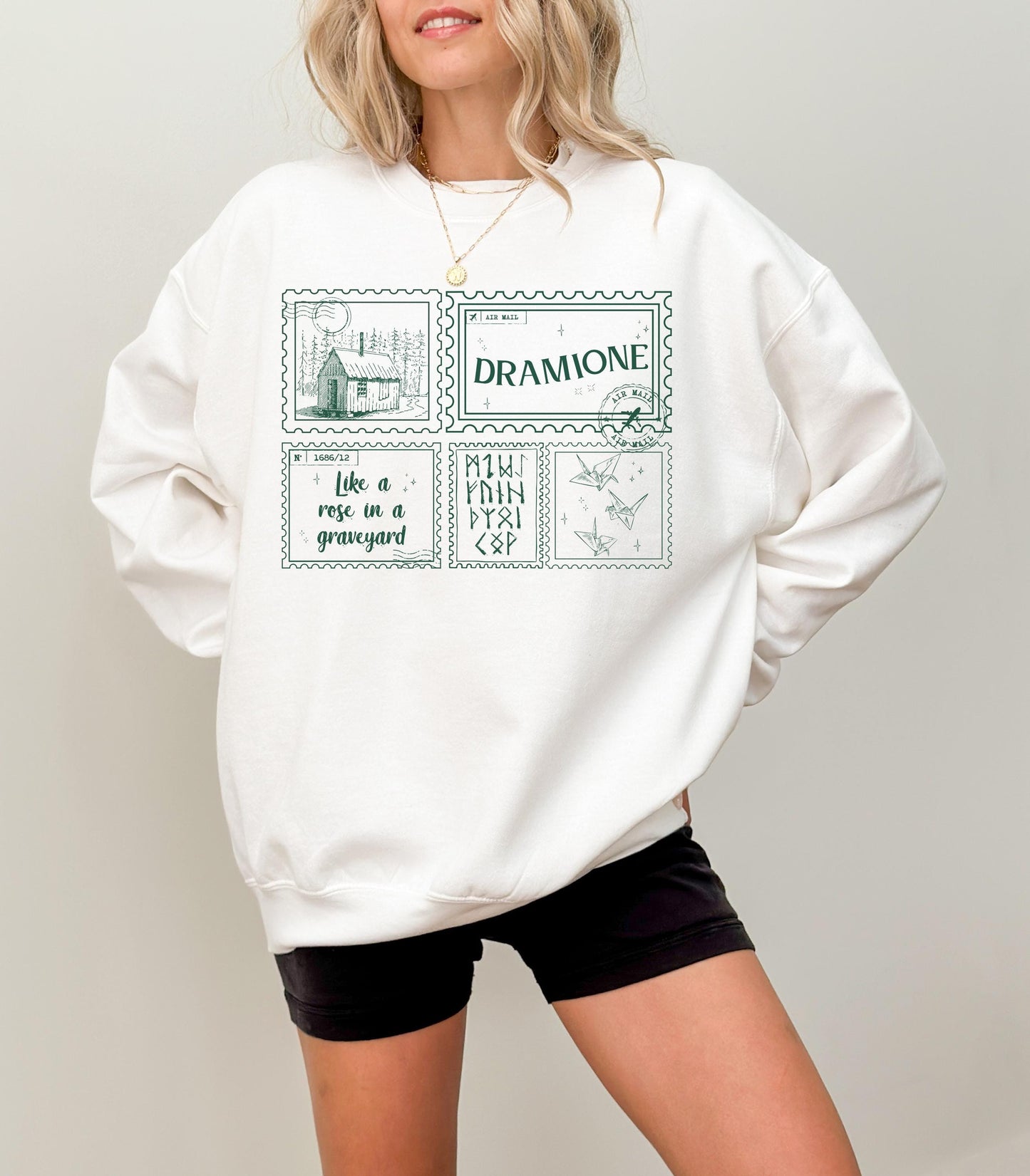 Dramione Bookish Sweatshirt * Enemies To Lovers Fated Mates Dark Romance Manacled Rose in a Graveyard High Reeve Whitecroft Draco Fanfic