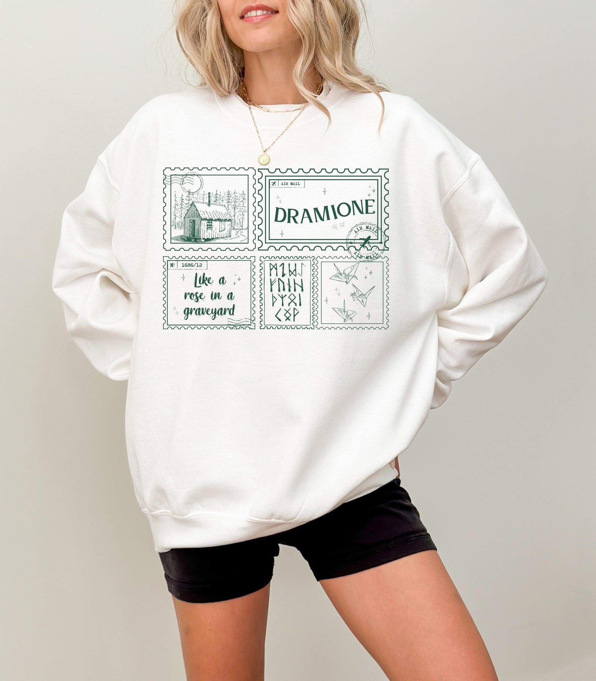 Dramione Bookish Sweatshirt * Enemies To Lovers Fated Mates Dark Romance Manacled Rose in a Graveyard High Reeve Whitecroft Draco Fanfic