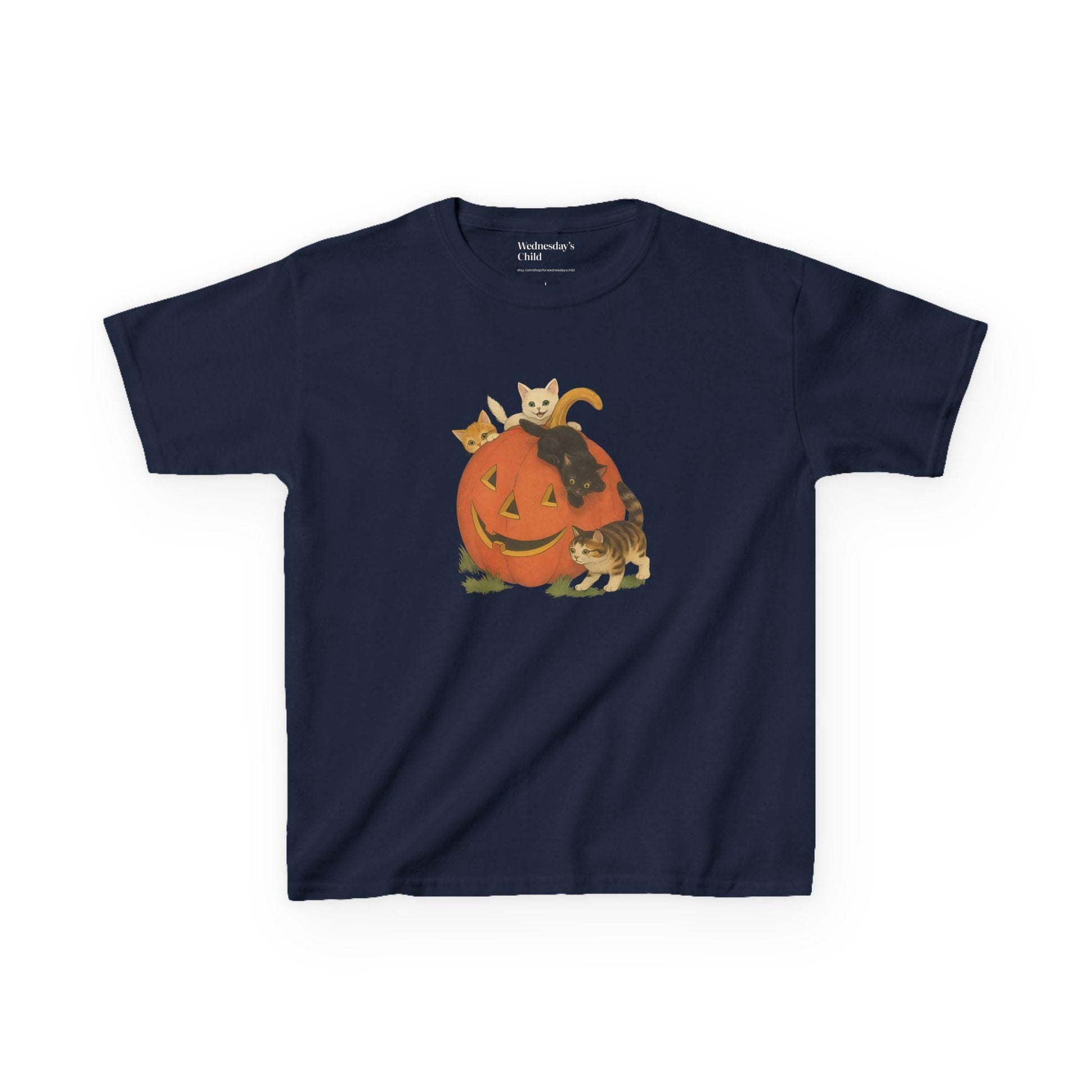 80s Inspired Black Cats In Pumpkin Halloween y2k Aesthetic Baby Tee * Kitten Cat Mom Lover Gift Idea * Spooky Season Kitschy Retro Vintage