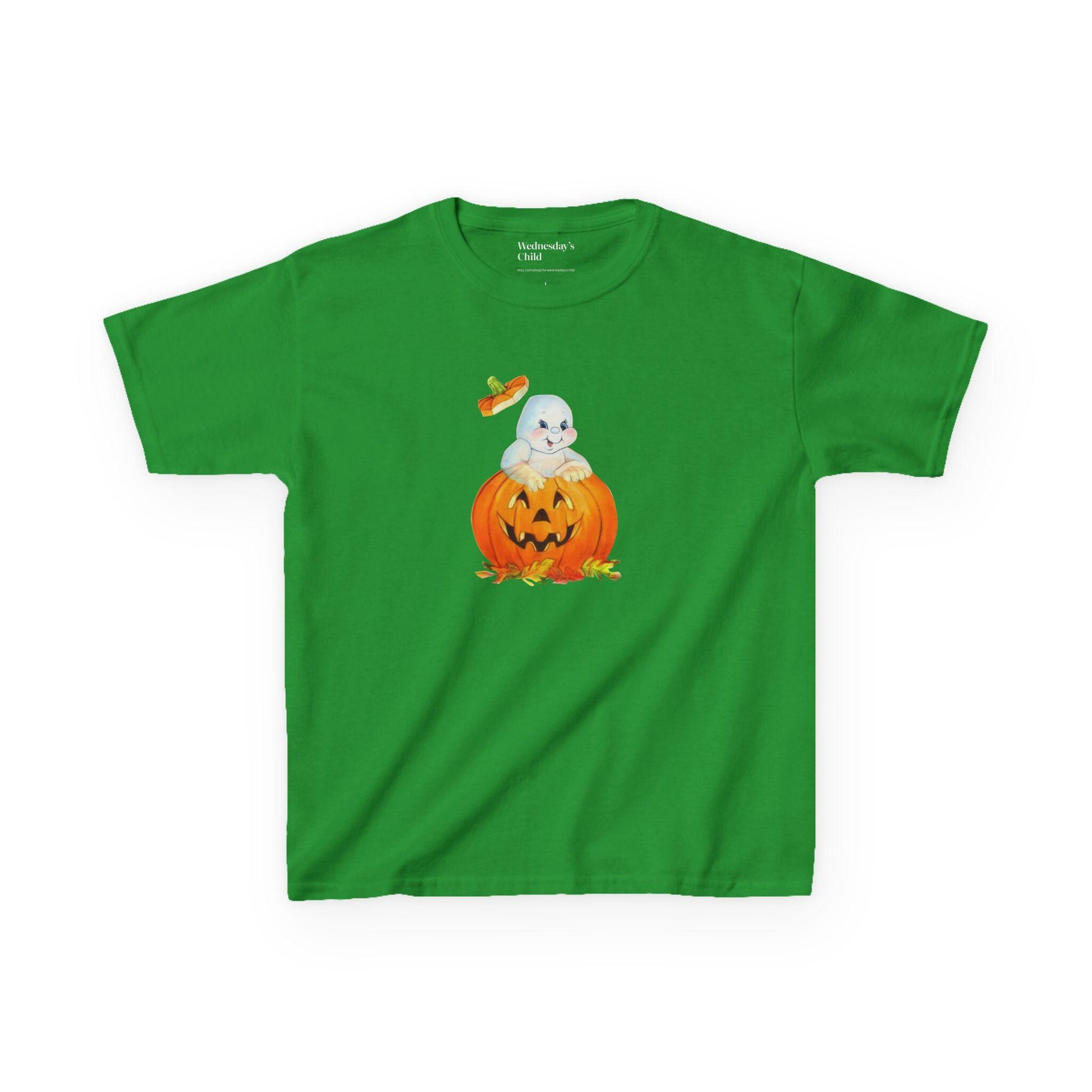 Cute 80s Inspired Ghost Pumpkin Y2K Baby Tee * 90s Nostalgia Retro Aesthetic Vintage Downtown Girl Autumn Spooky Season Boo Basket Gift Idea