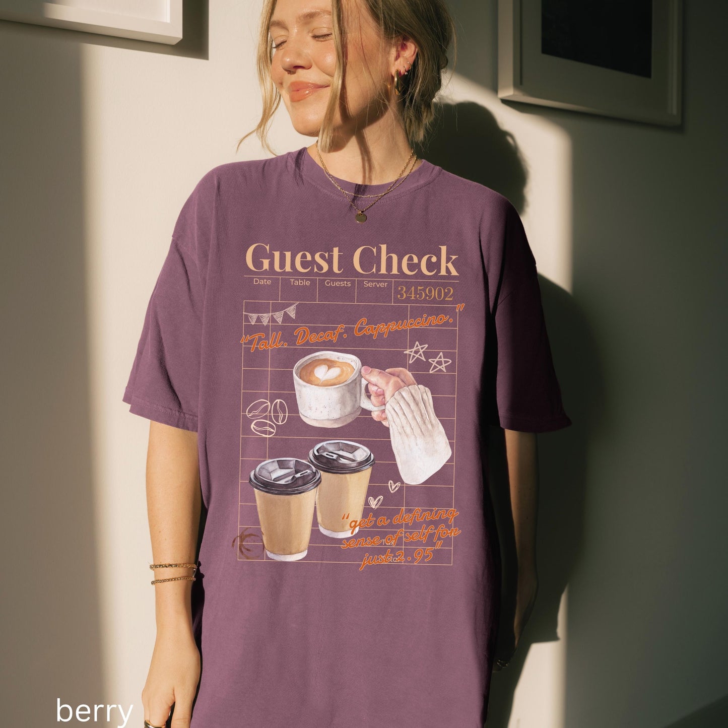 You've Got Mail Tall Decaf Cappuccino Coffee Lover Gift Comfort Colors Tee * Funny 90s Rom Com Sarcastic Monologue Shirt Joe Fox Tom Hanks