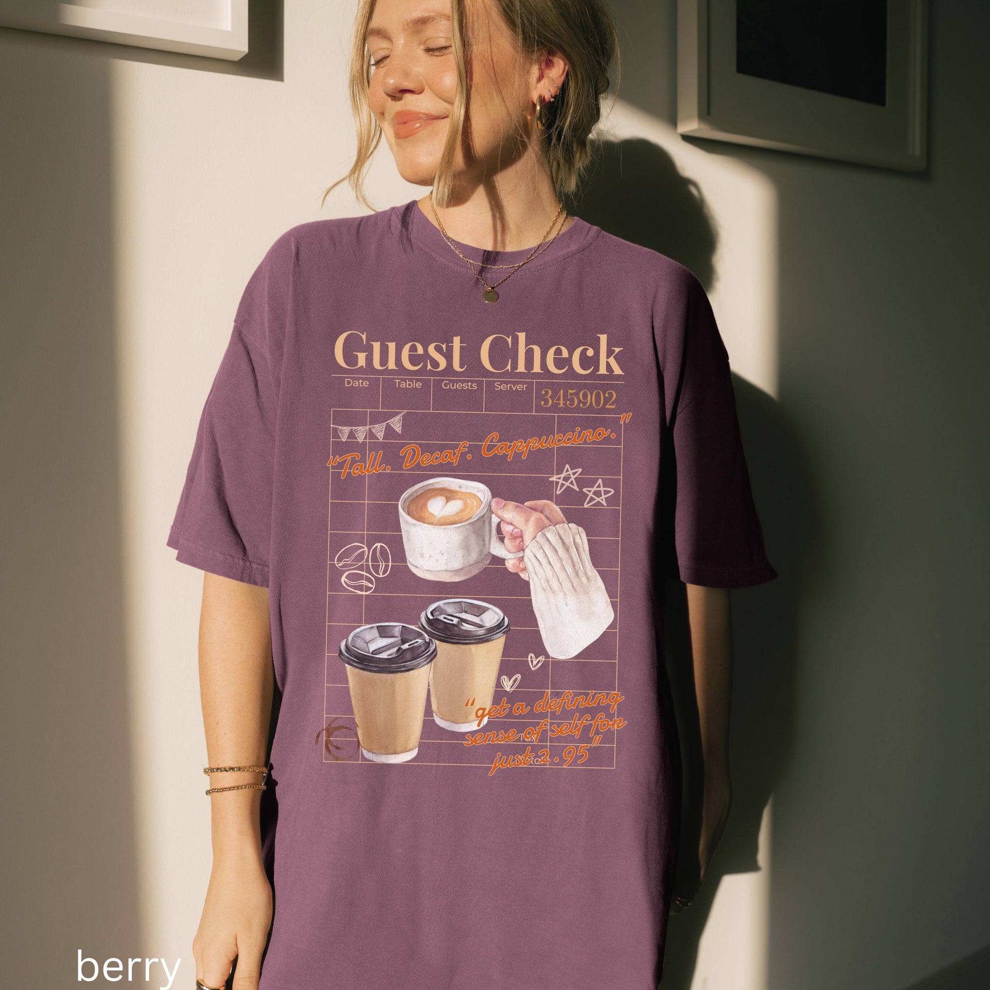 You've Got Mail Tall Decaf Cappuccino Coffee Lover Gift Comfort Colors Tee * Funny 90s Rom Com Sarcastic Monologue Shirt Joe Fox Tom Hanks