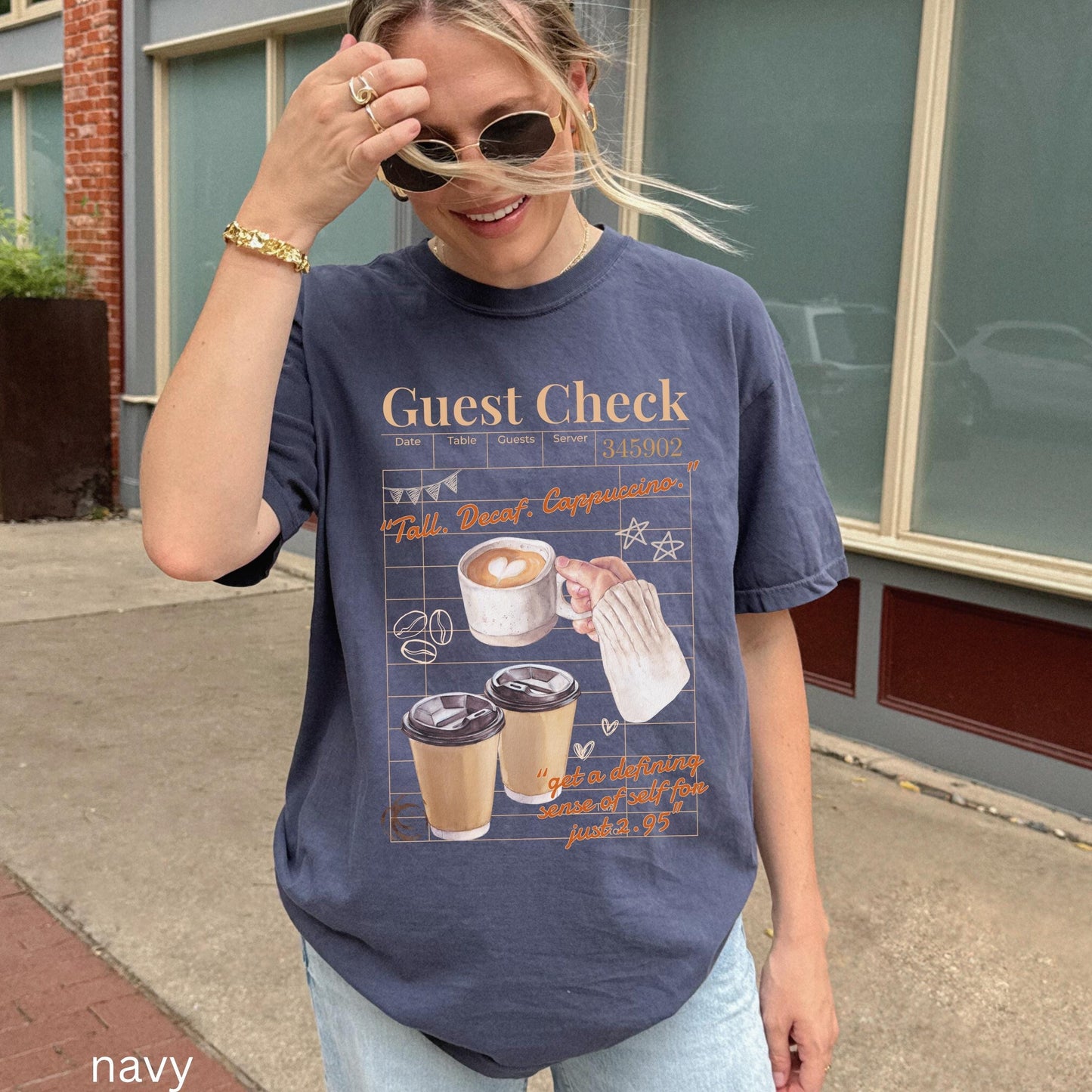 You've Got Mail Tall Decaf Cappuccino Coffee Lover Gift Comfort Colors Tee * Funny 90s Rom Com Sarcastic Monologue Shirt Joe Fox Tom Hanks