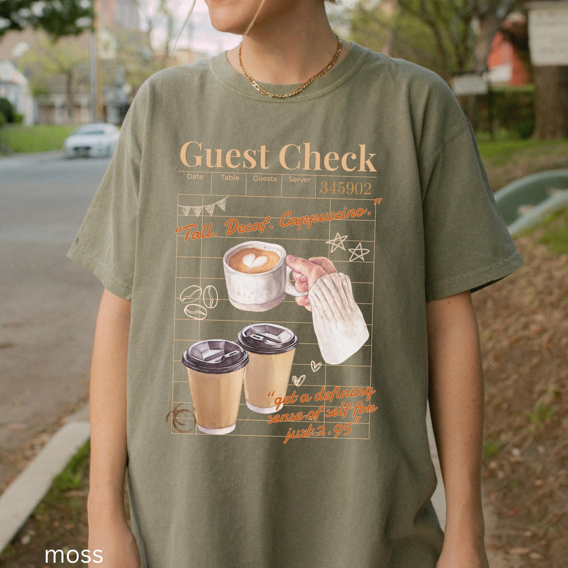 You've Got Mail Tall Decaf Cappuccino Coffee Lover Gift Comfort Colors Tee * Funny 90s Rom Com Sarcastic Monologue Shirt Joe Fox Tom Hanks