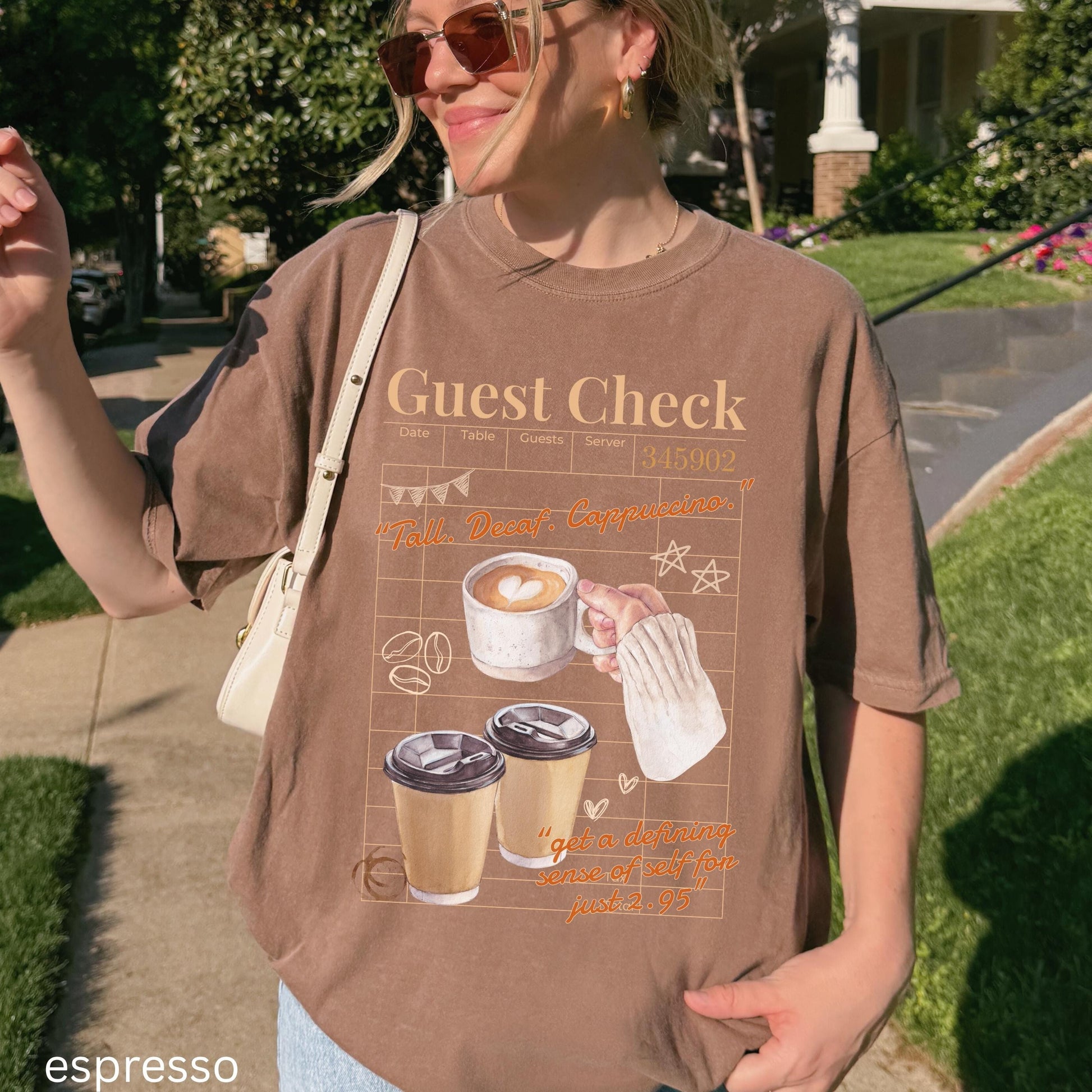 You've Got Mail Tall Decaf Cappuccino Coffee Lover Gift Comfort Colors Tee * Funny 90s Rom Com Sarcastic Monologue Shirt Joe Fox Tom Hanks