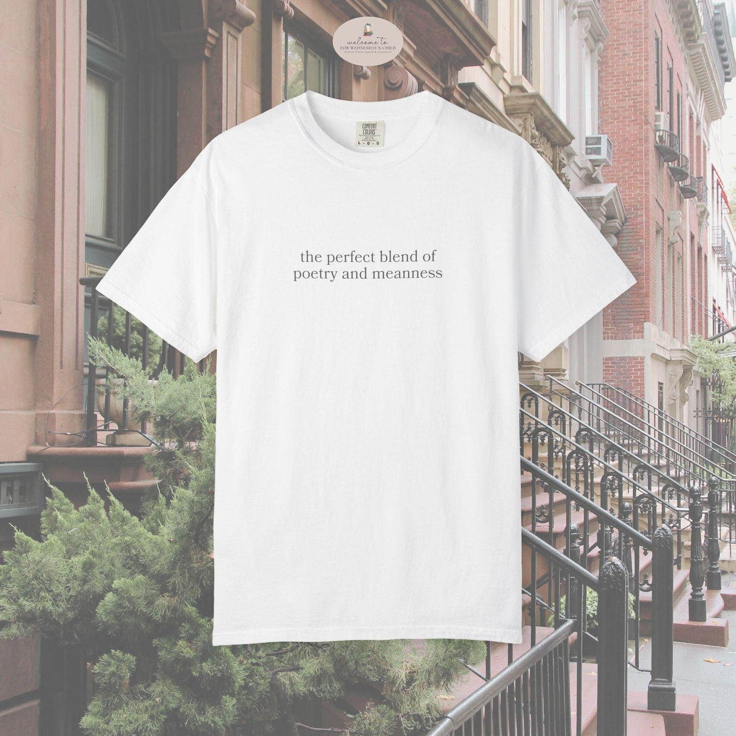 You've Got Mail 90s Romcom Nora Ephron Comfort Colors Tee * Perfect Blend of Poetry and Meanness Funny I Could Be Meaner Tom Hanks Quote