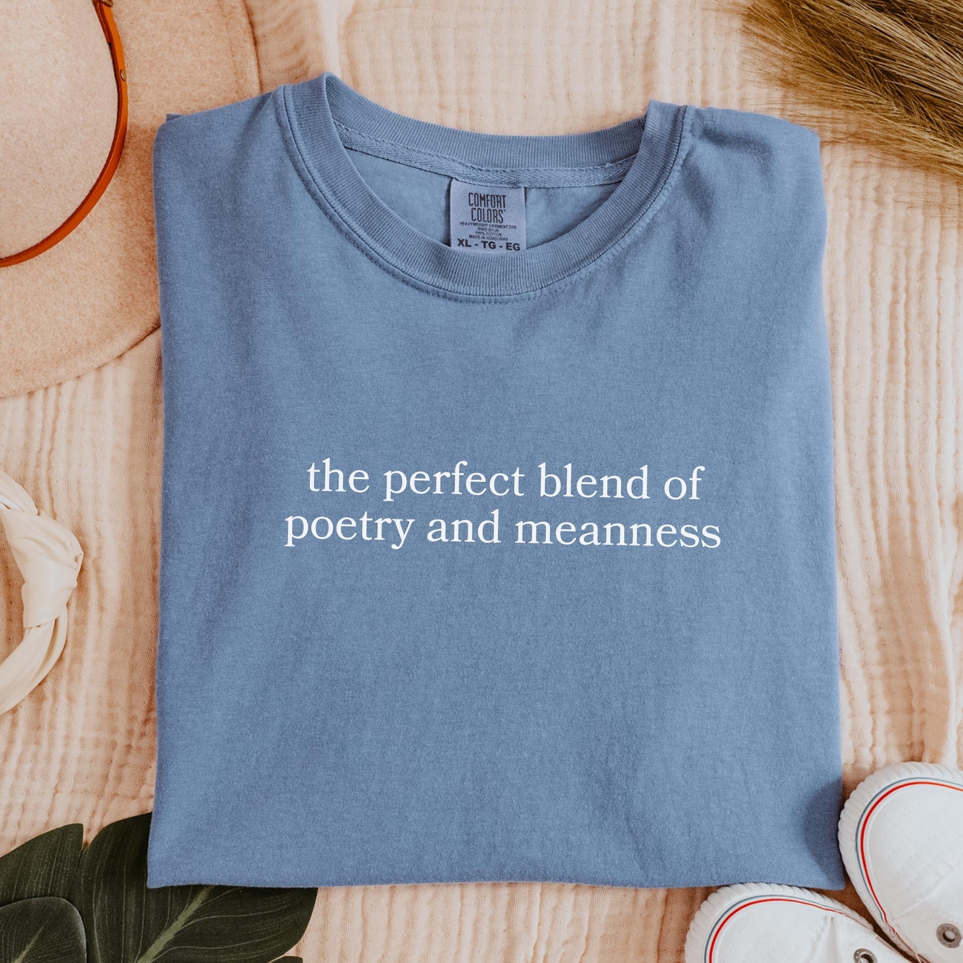 You've Got Mail 90s Romcom Nora Ephron Comfort Colors Tee * Perfect Blend of Poetry and Meanness Funny I Could Be Meaner Tom Hanks Quote