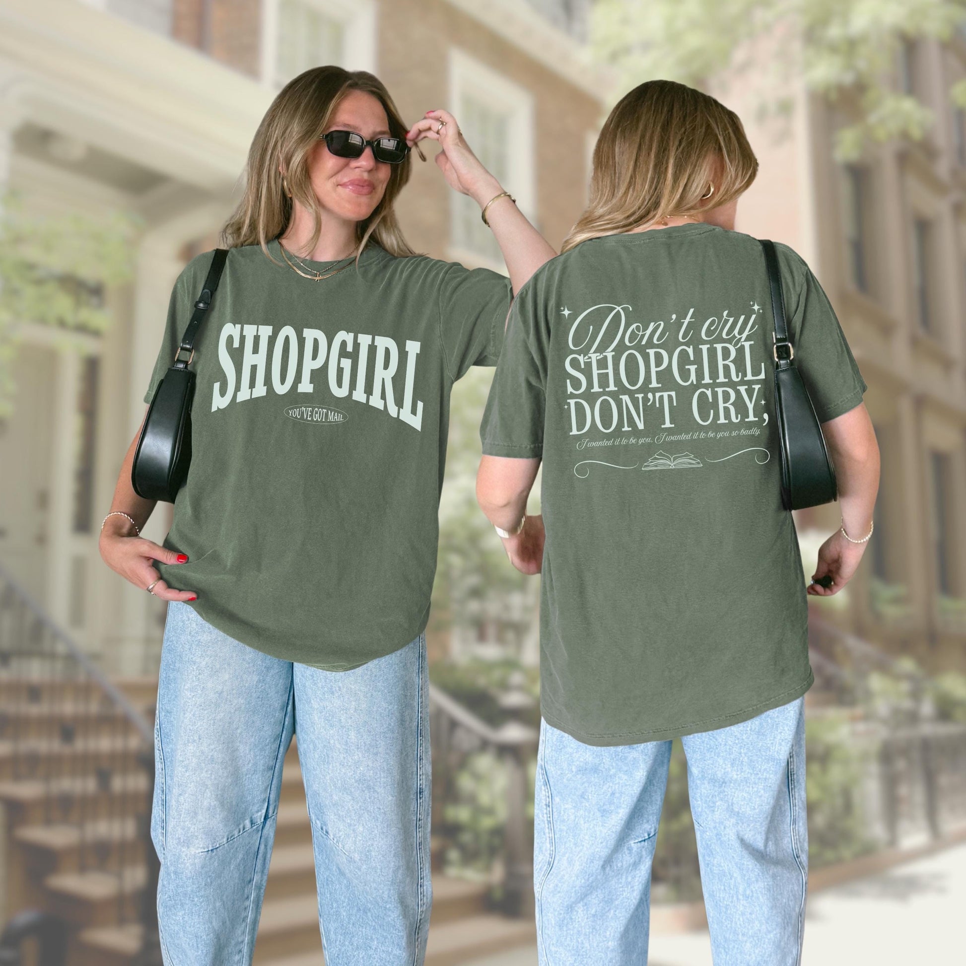 You've Got Mail Shopgirl Comfort Colors Tee * Joe Fox Books Shop Around Corner Meg Ryan Fall Tom Hanks Nora Ephron Autumn Aesthetic Gift