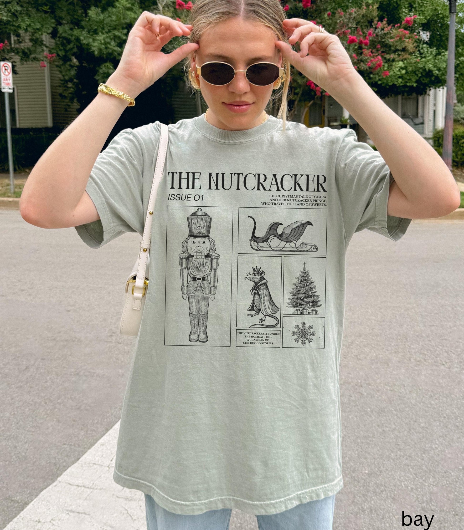 The Nutcracker Ballet COMFORT COLORS Christmas tee Sugar Plum Fairy Balletcore Ballerina Pointe Plie Chasse Jete Dance Teacher Cast Gift