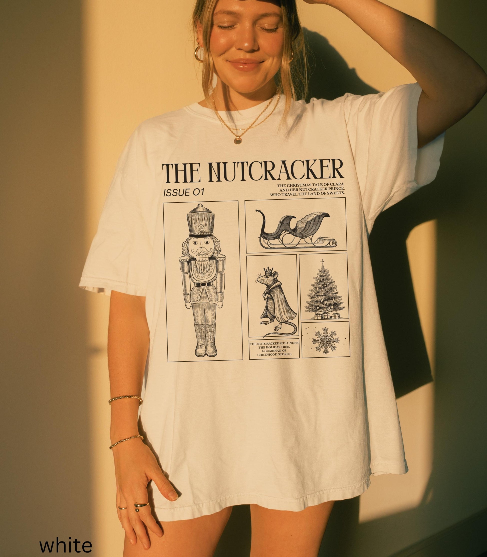The Nutcracker Ballet COMFORT COLORS Christmas tee Sugar Plum Fairy Balletcore Ballerina Pointe Plie Chasse Jete Dance Teacher Cast Gift