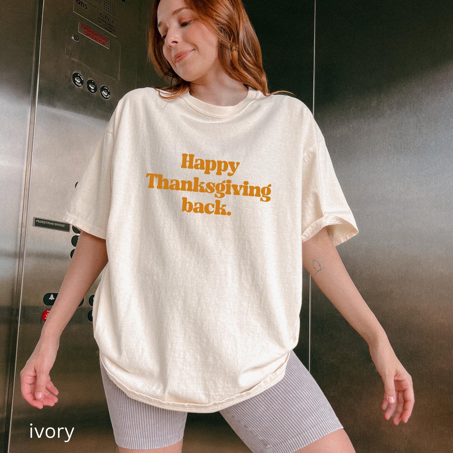 Retro Happy Thanksgiving Back You've got mail Comfort Colors Tee * Nora Ephron Kathleen Kelly Joe Fox Don't Cry Shopgirl Shop Around Corner