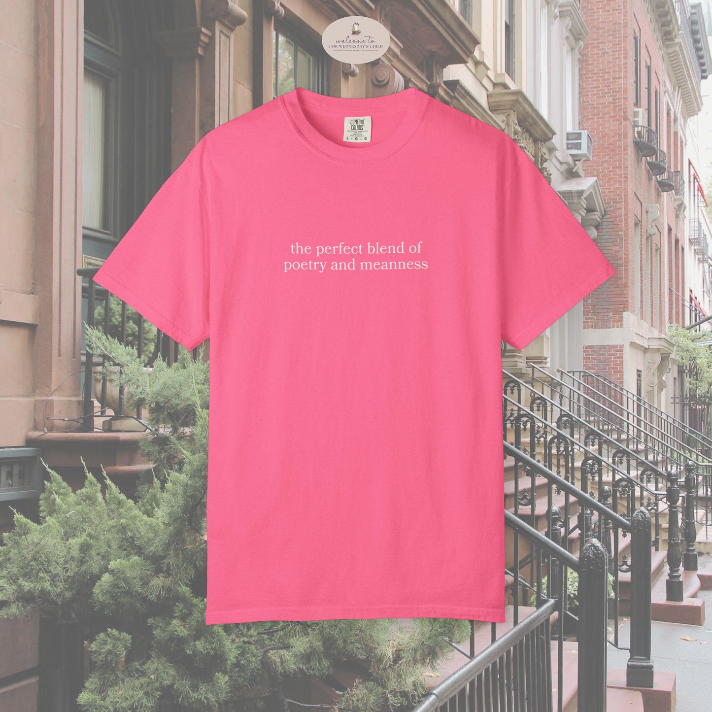 You've Got Mail 90s Romcom Nora Ephron Comfort Colors Tee * Perfect Blend of Poetry and Meanness Funny I Could Be Meaner Tom Hanks Quote