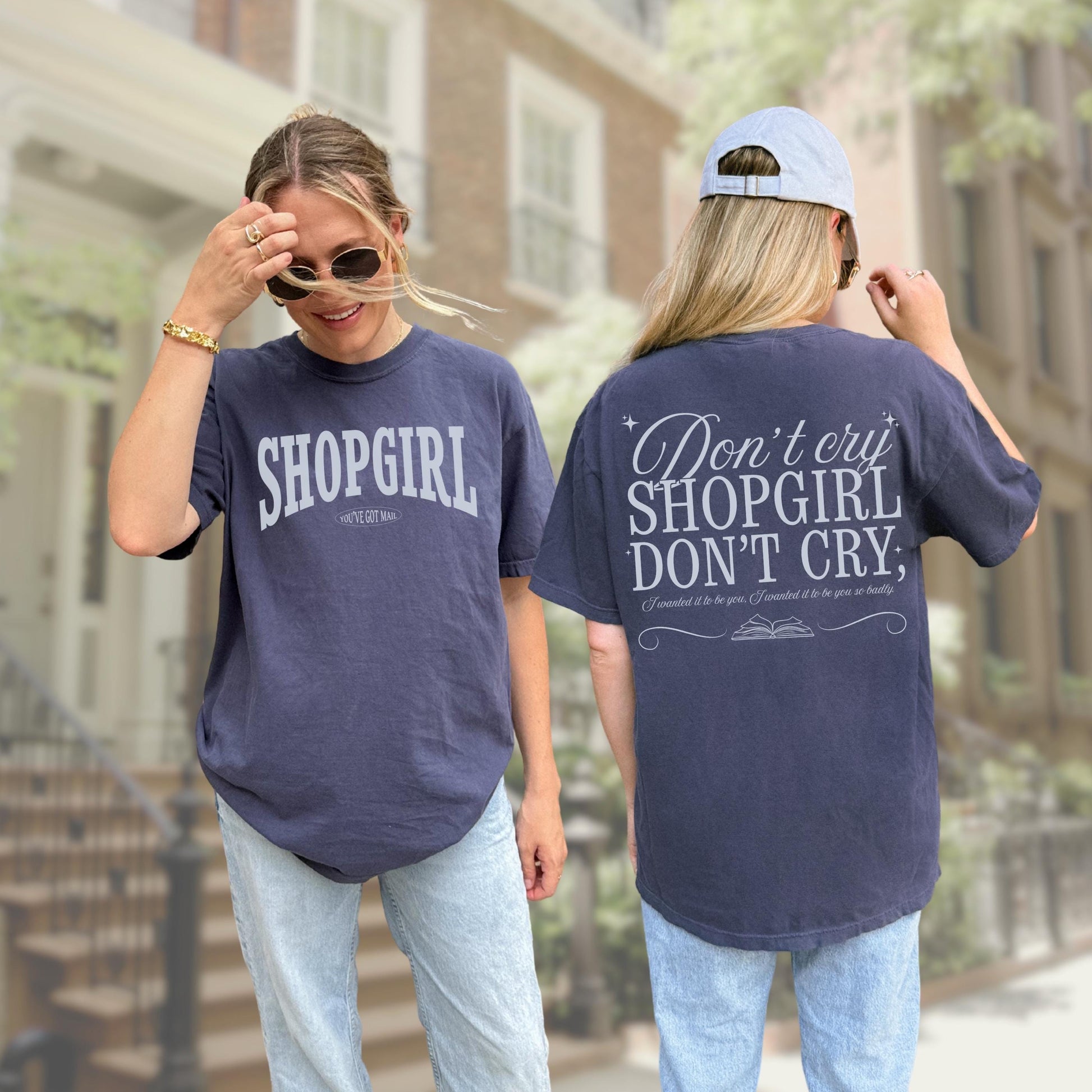 You've Got Mail Shopgirl Comfort Colors Tee * Joe Fox Books Shop Around Corner Meg Ryan Fall Tom Hanks Nora Ephron Autumn Aesthetic Gift