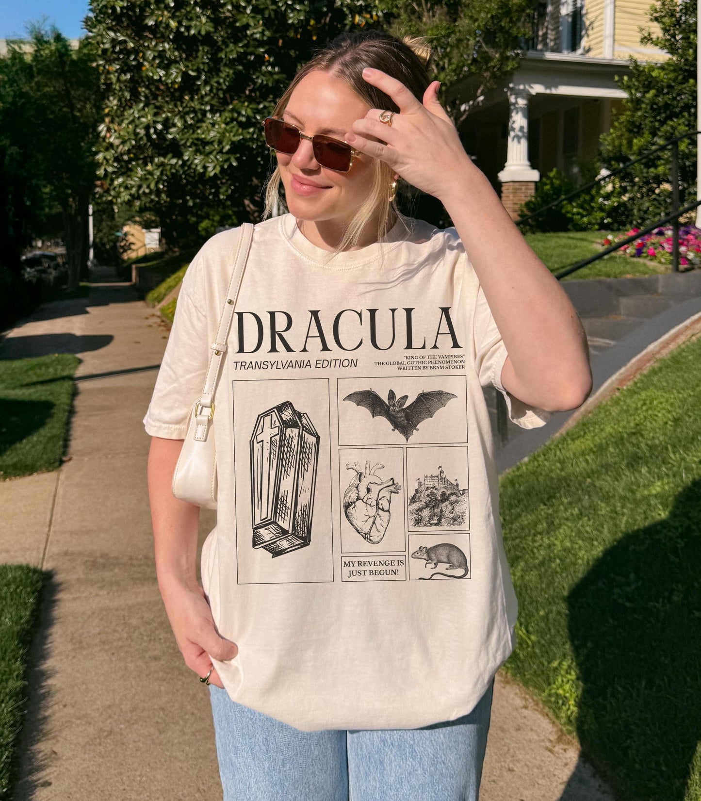 Bram Stoker's Dracula King of Vampires Comfort Colors Halloween Tee * Monster Mash Retro Cult Classic Horror Movie Bats Dark Romance Bookish