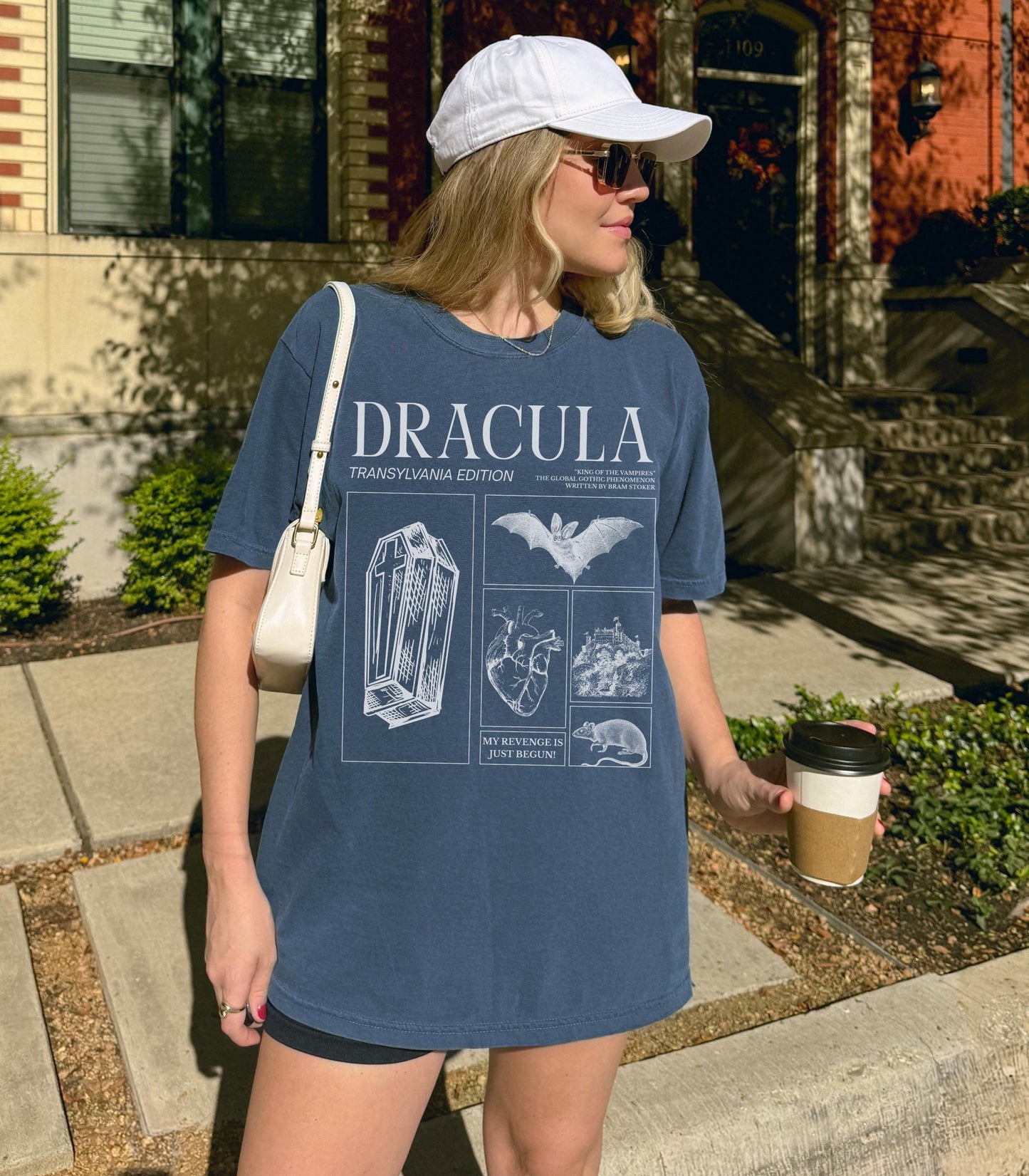 Bram Stoker's Dracula King of Vampires Comfort Colors Halloween Tee * Monster Mash Retro Cult Classic Horror Movie Bats Dark Romance Bookish