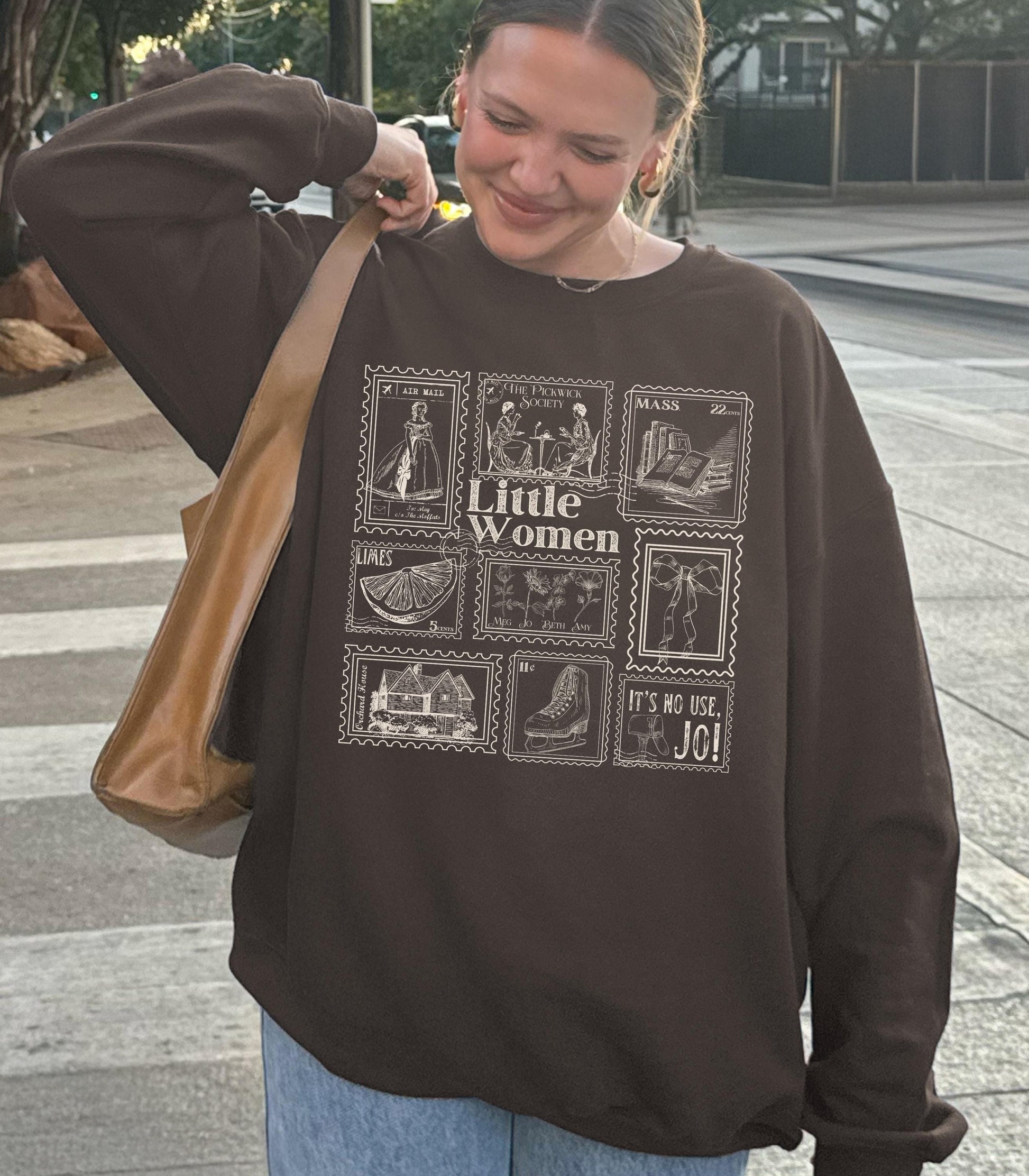 Little Women Literary Stamp Collection Sweatshirt