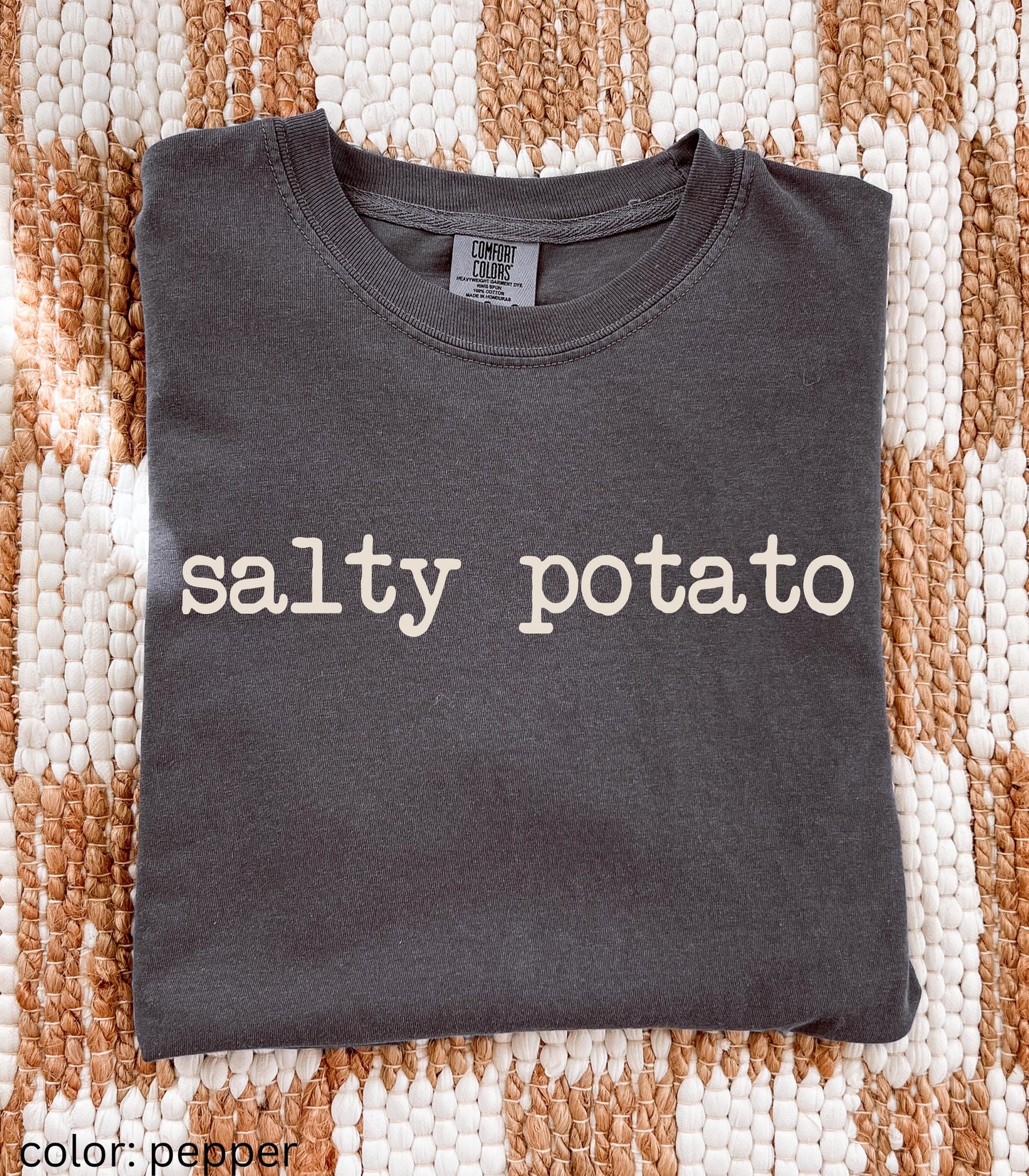Comfort Colors Matching Potato Silly Thanksgiving Shirt * Funny Couple Shirt Sweet Couch Hot Baked Tater Potato Family Husband Wife