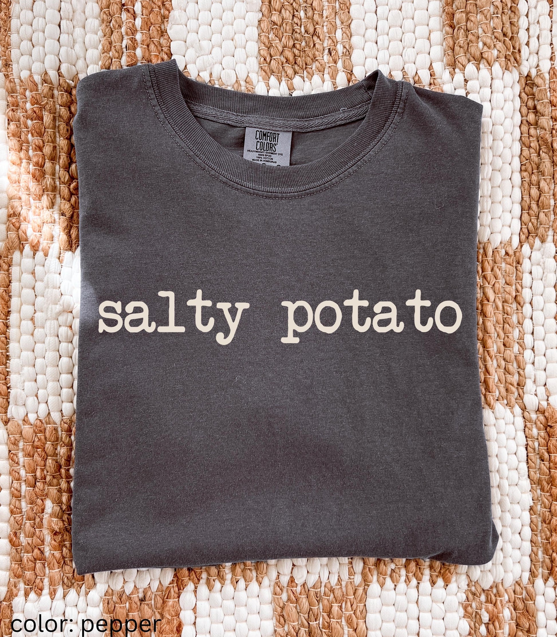 Comfort Colors Matching Potato Silly Thanksgiving Shirt * Funny Couple Shirt Sweet Couch Hot Baked Tater Potato Family Husband Wife