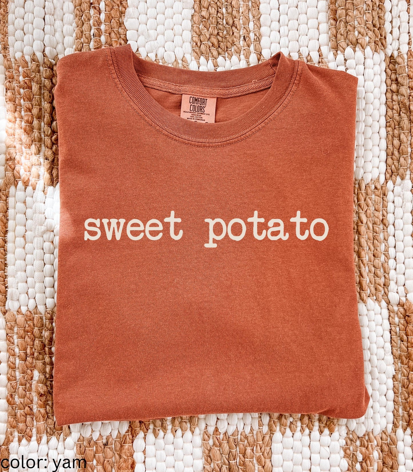 Comfort Colors Matching Potato Silly Thanksgiving Shirt * Funny Couple Shirt Sweet Couch Hot Baked Tater Potato Family Husband Wife