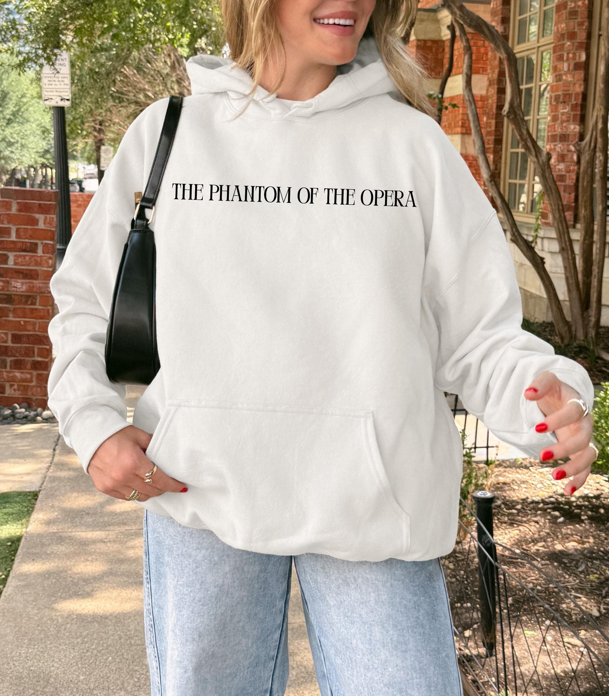 Gaston Leroux Phantom of the Opera Gothic Literature Hoodie Spooky Season Classic Horror Theater Drama Lover Halloween Morally Grey Villain