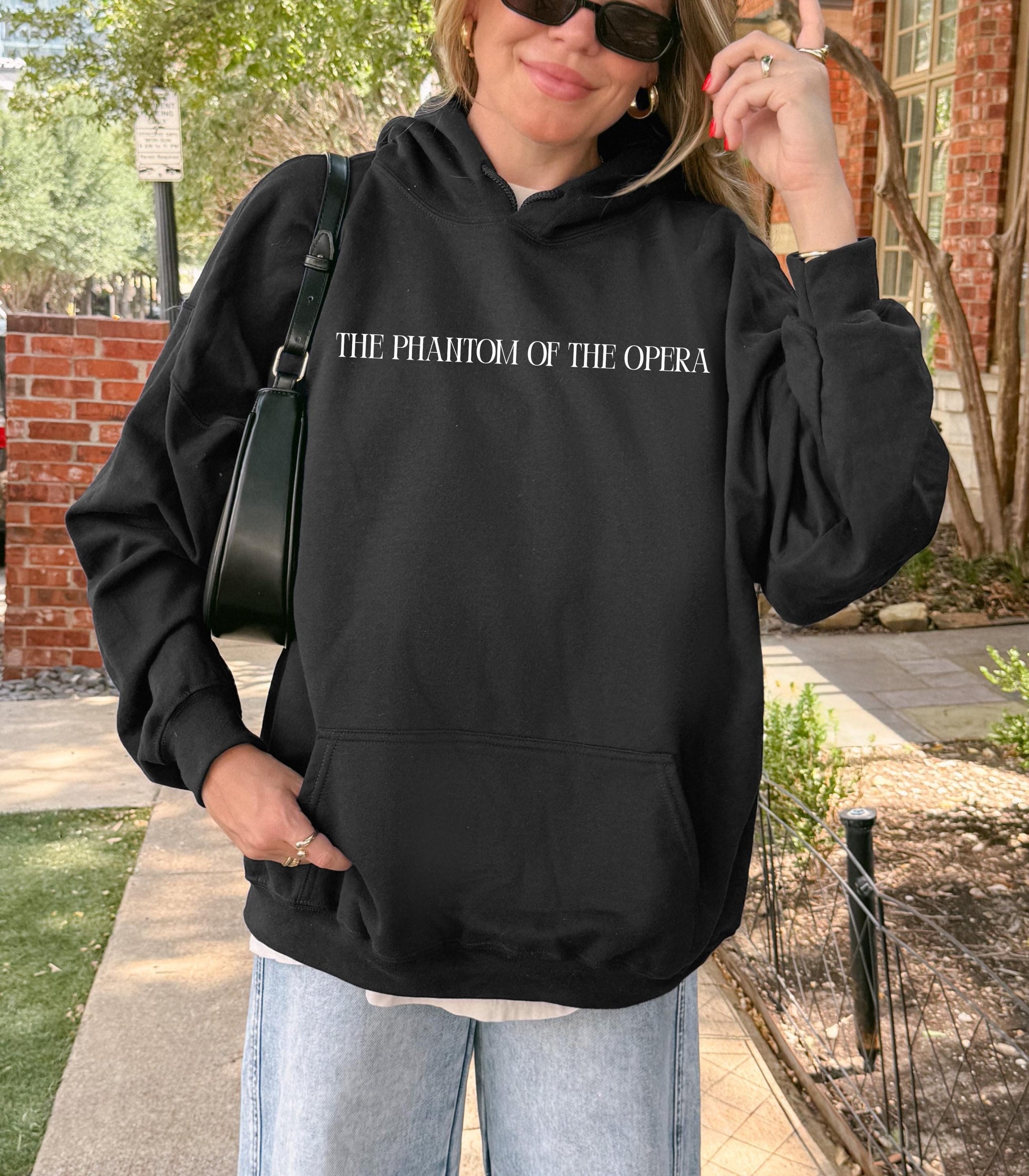 Gaston Leroux Phantom of the Opera Gothic Literature Hoodie Spooky Season Classic Horror Theater Drama Lover Halloween Morally Grey Villain