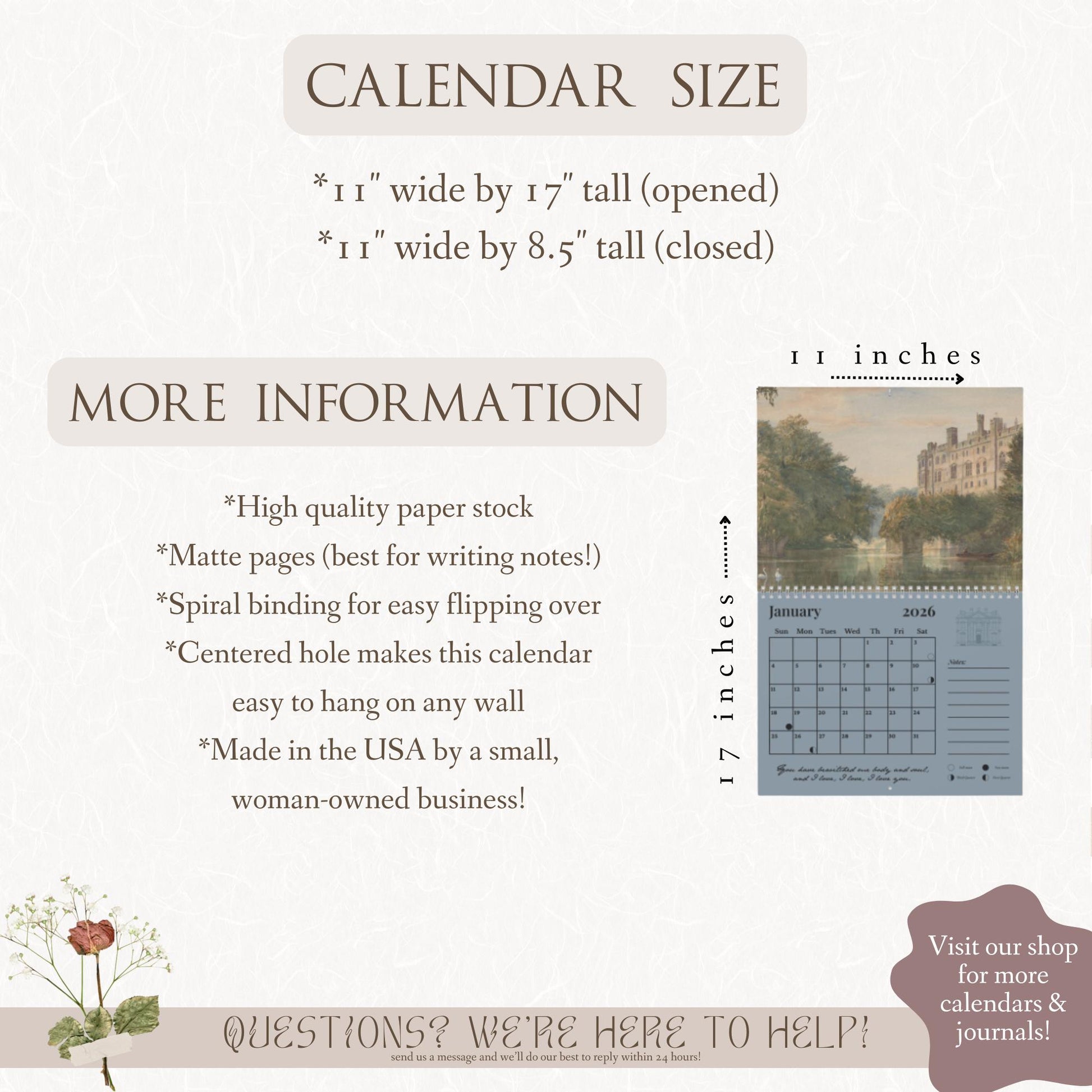 Medieval Muse Wall Calendar 2026 Pre-Raphaelite Medievalcore Art Knights Maidens Arthurian Romance Ophelia Godiva Shalott Waterhouse Dicksee