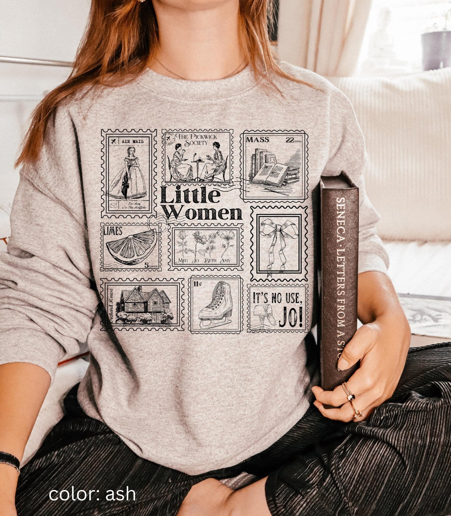 Little Women Literary Stamp Collection Sweatshirt