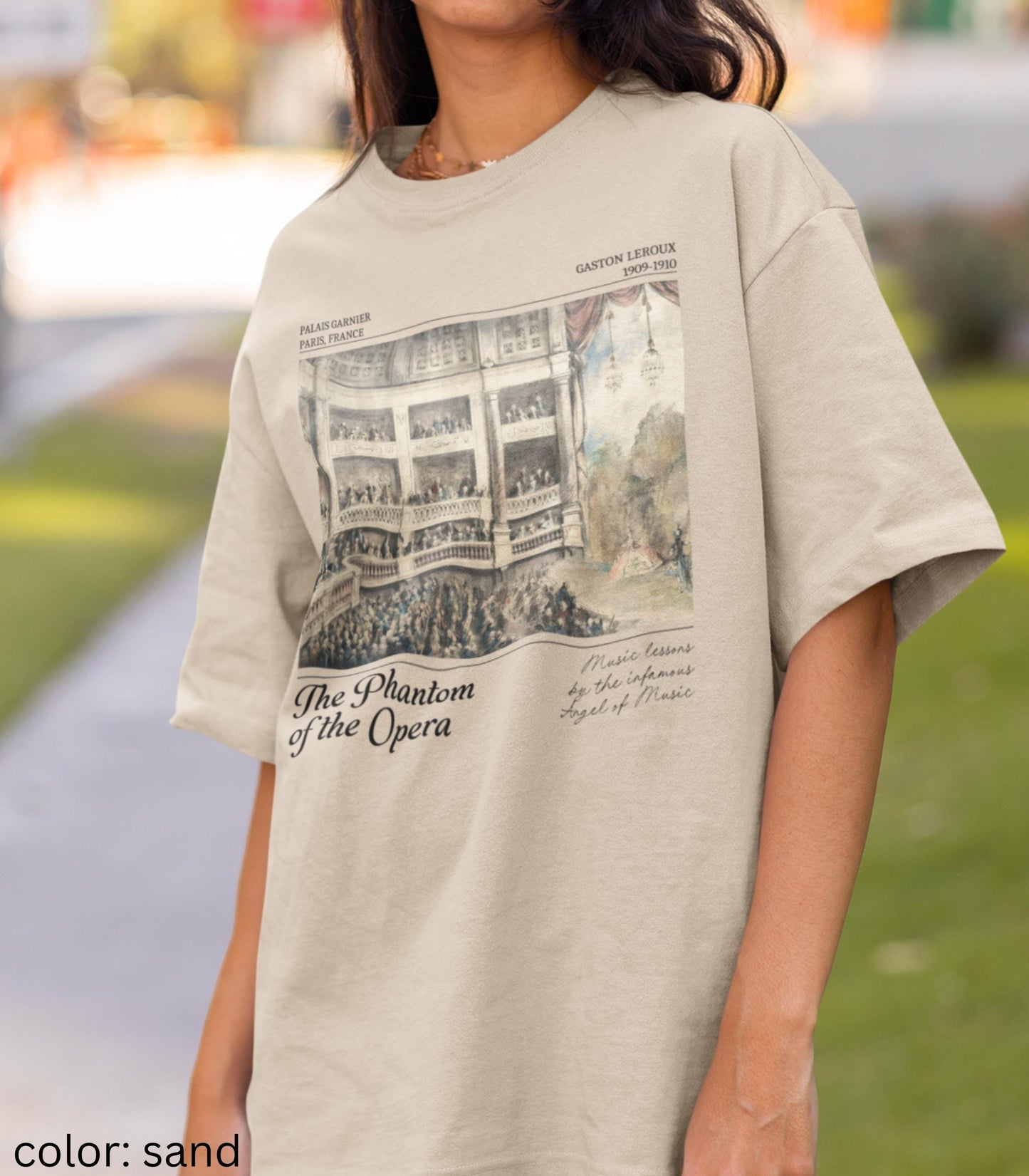 Phantom of the Opera Theater Lover Tee * Drama Theatre Kid Music Teacher Gift Bookish Classic Literature Dark Gothic Romance Angel of Music
