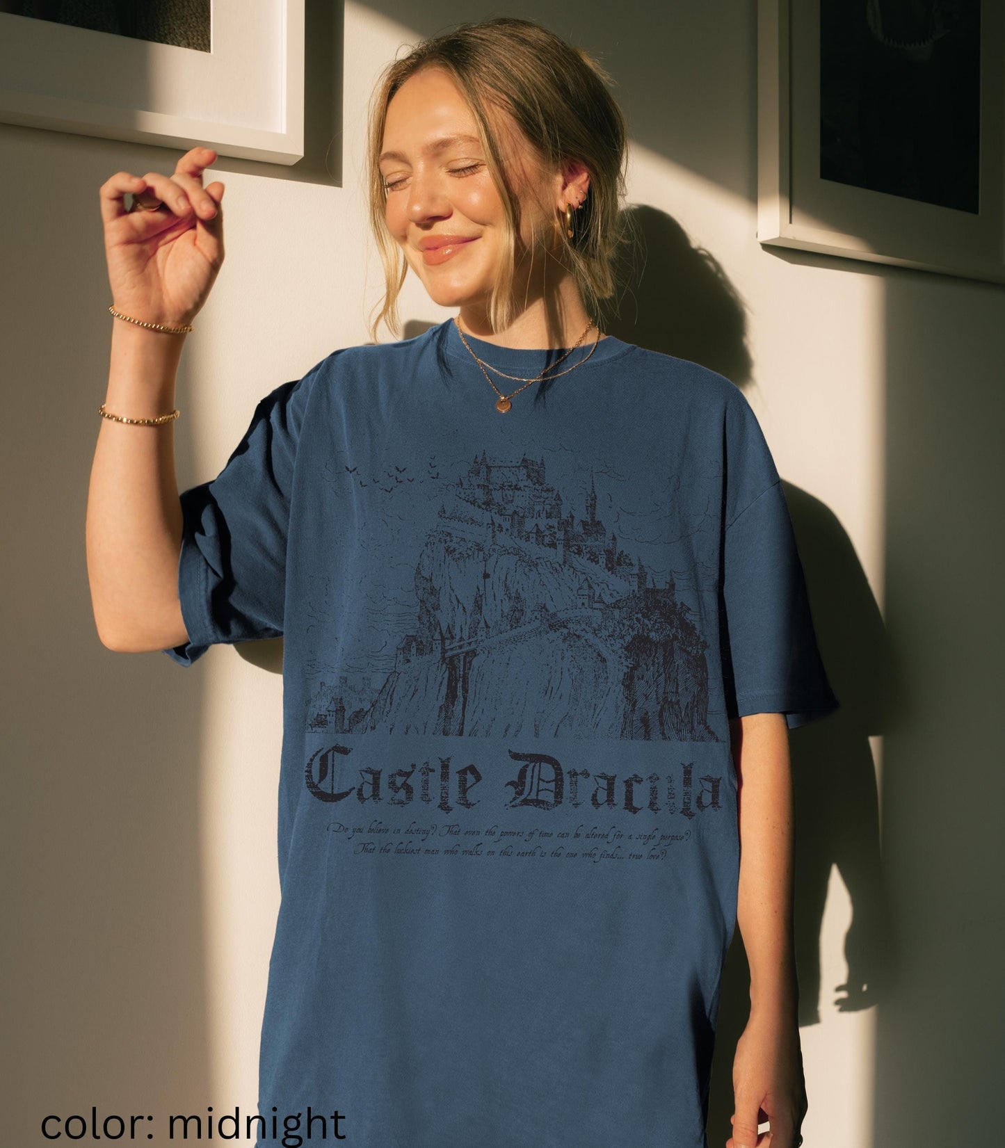 Bram Stoker's Castle Dracula King of Vampires Comfort Colors Tee * Morally Grey Villain Cult Classic Horror Movie Bats Dark Romance Bookish