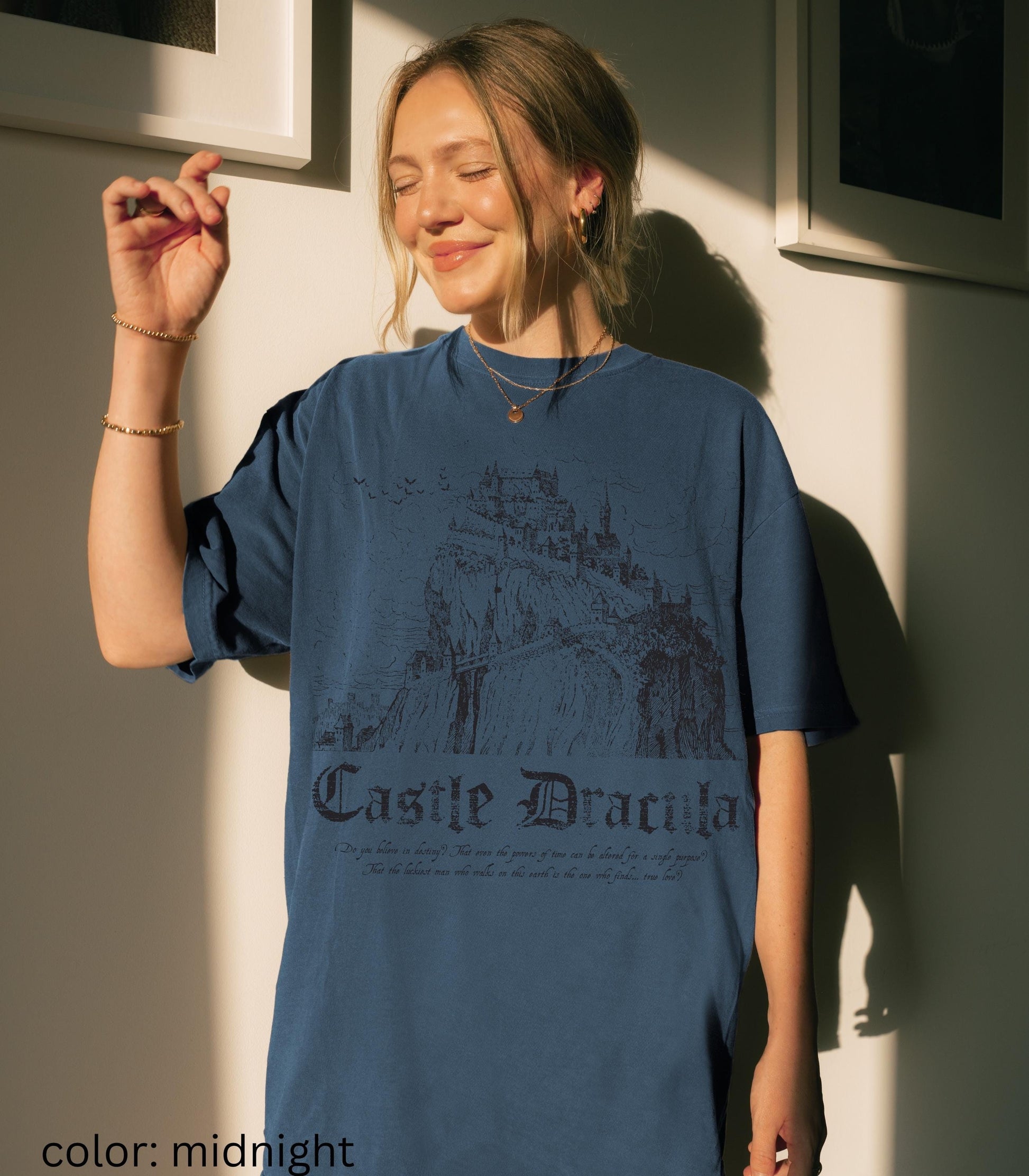 Bram Stoker's Castle Dracula King of Vampires Comfort Colors Tee * Morally Grey Villain Cult Classic Horror Movie Bats Dark Romance Bookish