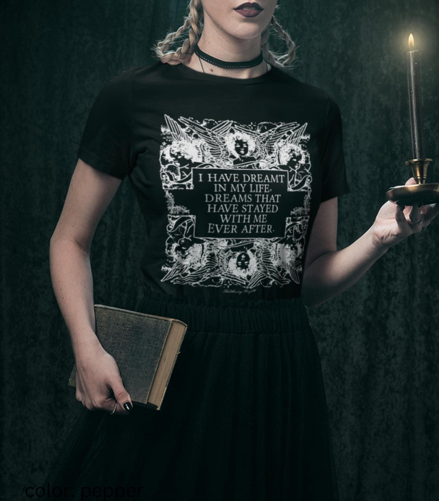 Wuthering Heights Dreams Ever After Emily Bronte Tee * Dark Academia Gothic Romance Cathy Heathcliff Movie Lover Valentine 2026 Bookish Alt