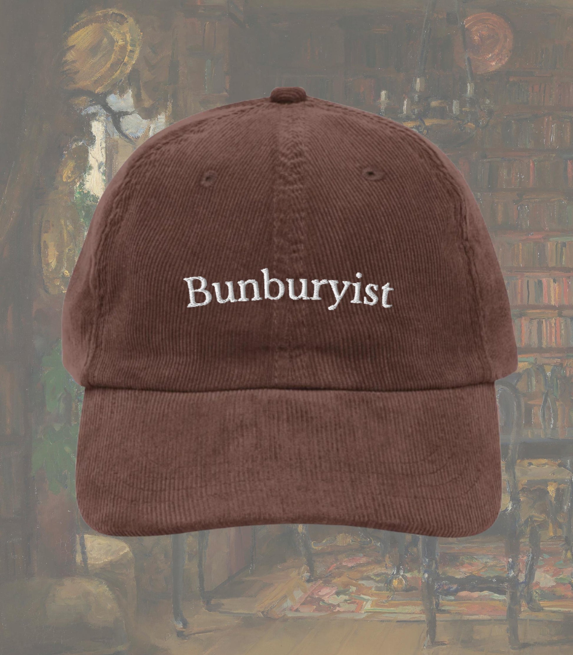 Oscar Wilde Bunburyist Corduroy Hat * Dark Academia Subtle Bookish Drama Theater Theatre Kid Cast Wrap Gift Importance of Being Earnest