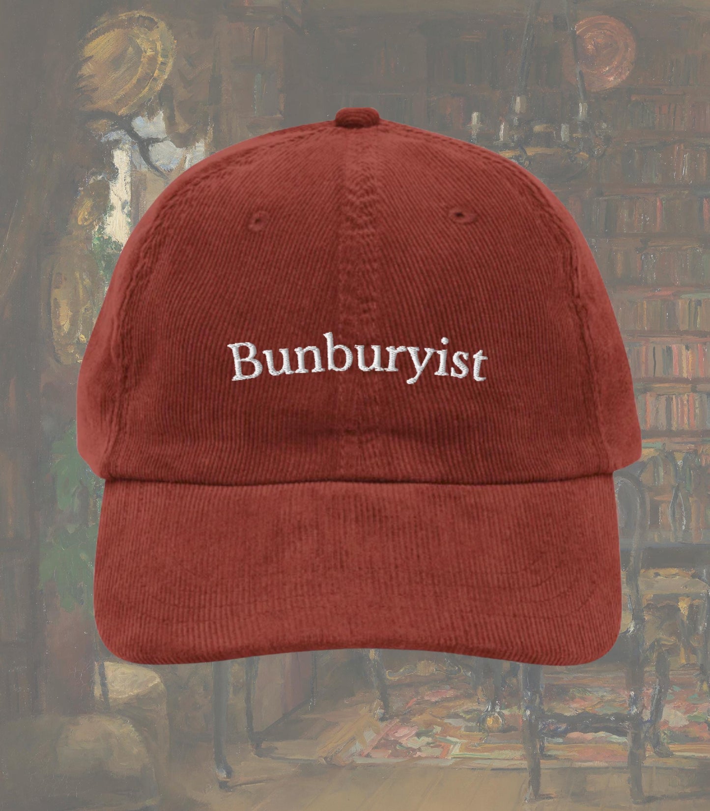 Oscar Wilde Bunburyist Corduroy Hat * Dark Academia Subtle Bookish Drama Theater Theatre Kid Cast Wrap Gift Importance of Being Earnest