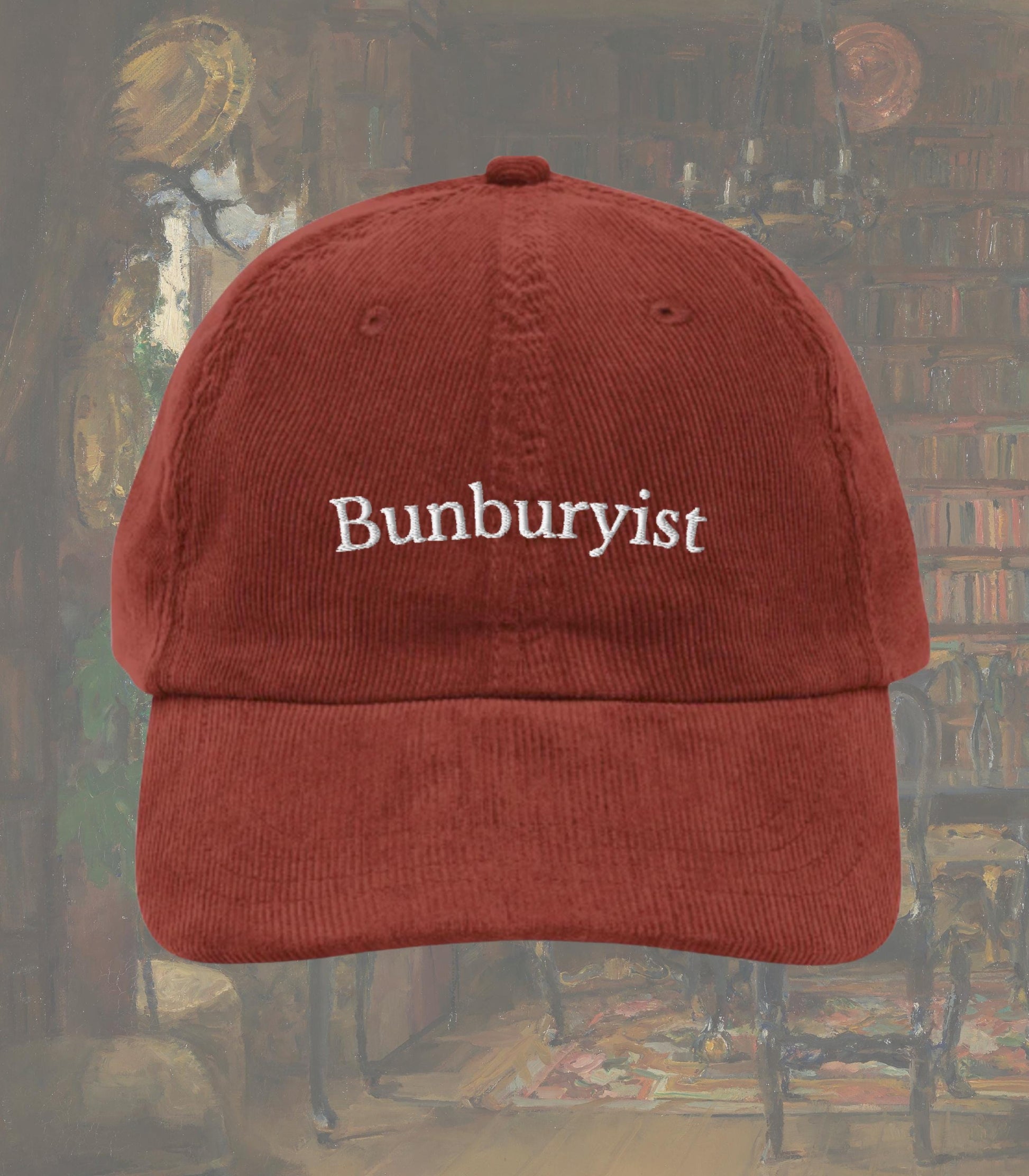 Oscar Wilde Bunburyist Corduroy Hat * Dark Academia Subtle Bookish Drama Theater Theatre Kid Cast Wrap Gift Importance of Being Earnest