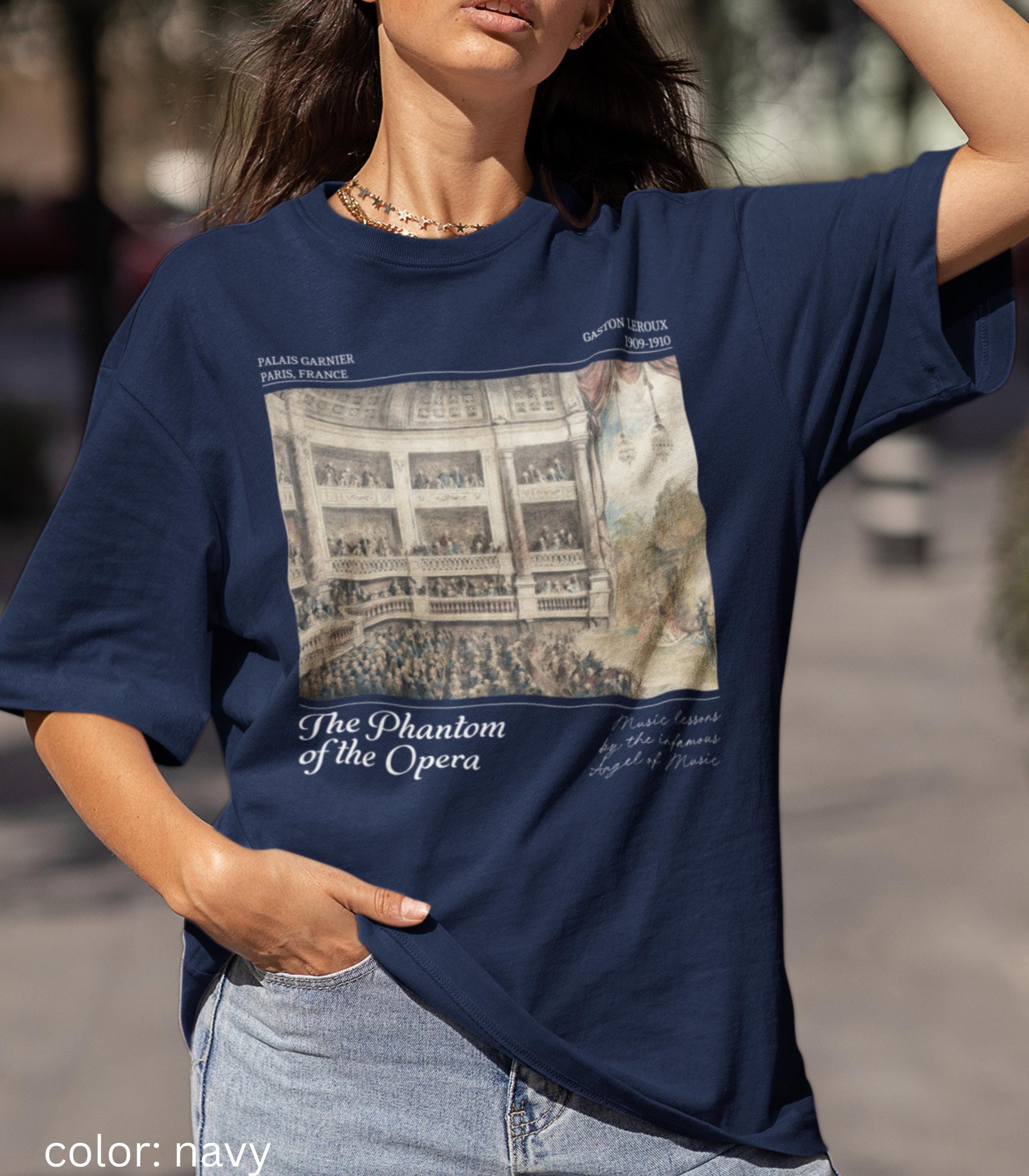 Phantom of the Opera Theater Lover Tee * Drama Theatre Kid Music Teacher Gift Bookish Classic Literature Dark Gothic Romance Angel of Music