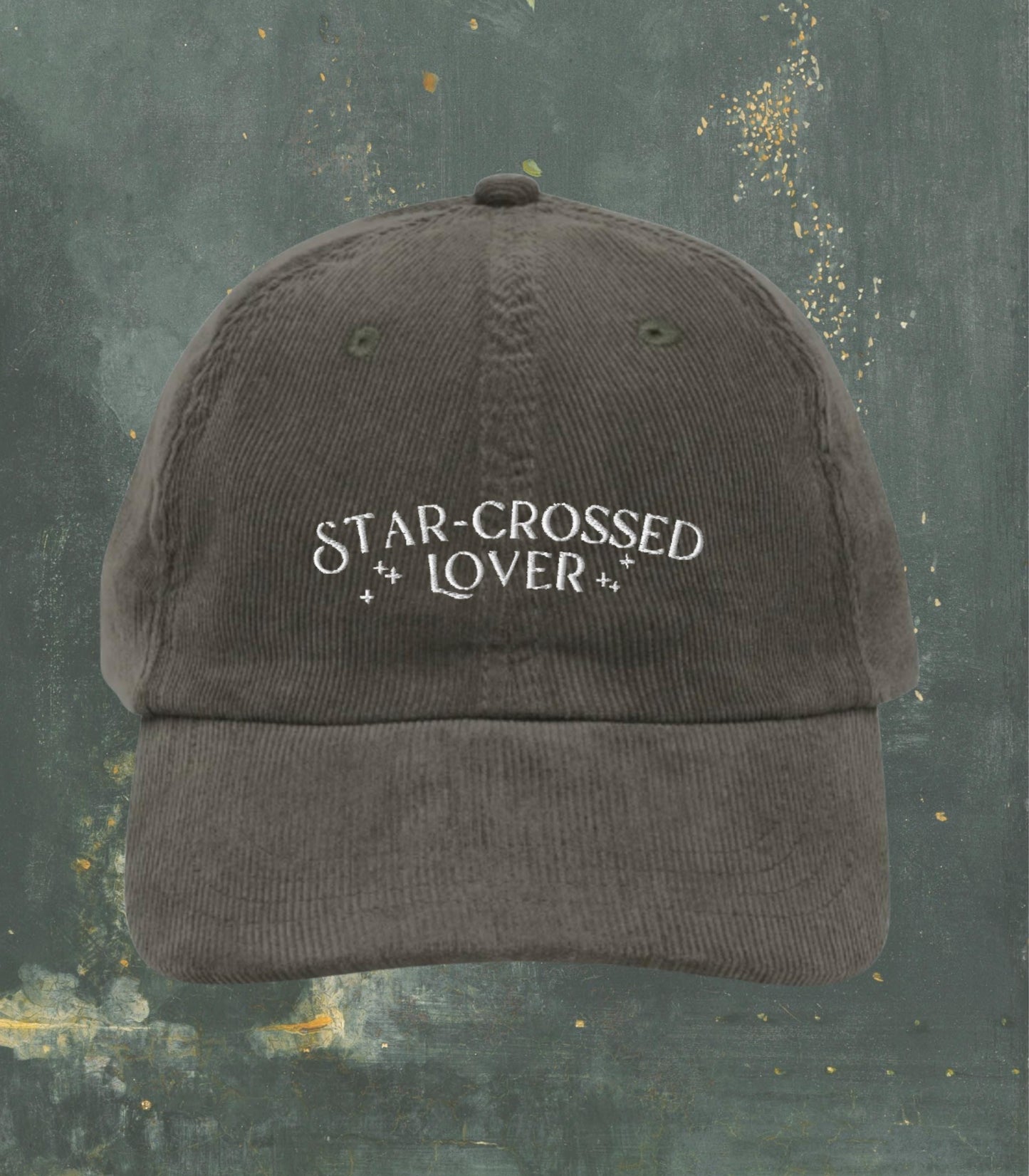 Star Crossed Lover Shakespeare Romeo Juliet Embroidered Hat * Valentine Drama Theater Teacher Theatre Kid Cast Wrap Gift Valentine Romance