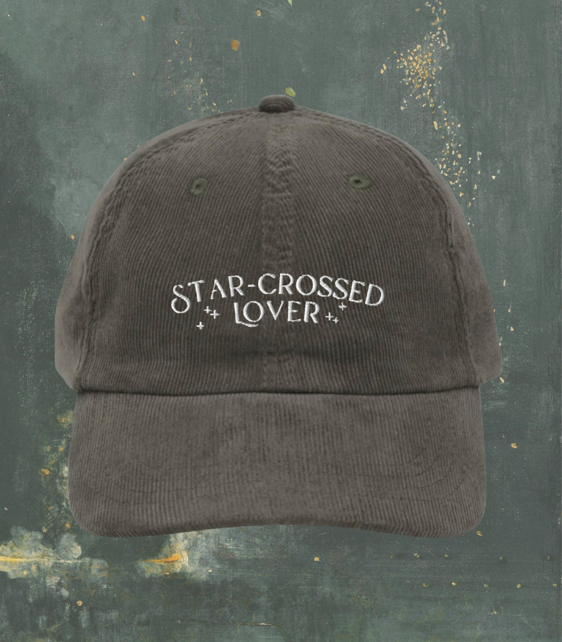 Star Crossed Lover Shakespeare Romeo Juliet Embroidered Hat * Valentine Drama Theater Teacher Theatre Kid Cast Wrap Gift Valentine Romance