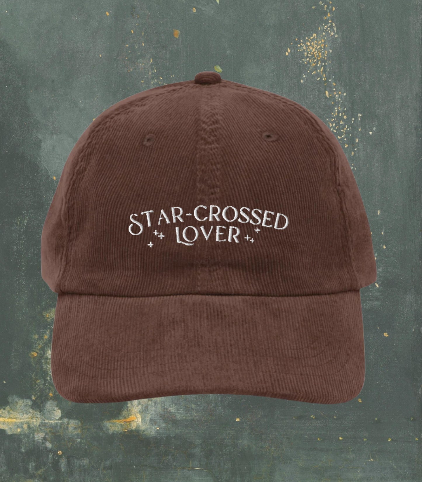 Star Crossed Lover Shakespeare Romeo Juliet Embroidered Hat * Valentine Drama Theater Teacher Theatre Kid Cast Wrap Gift Valentine Romance