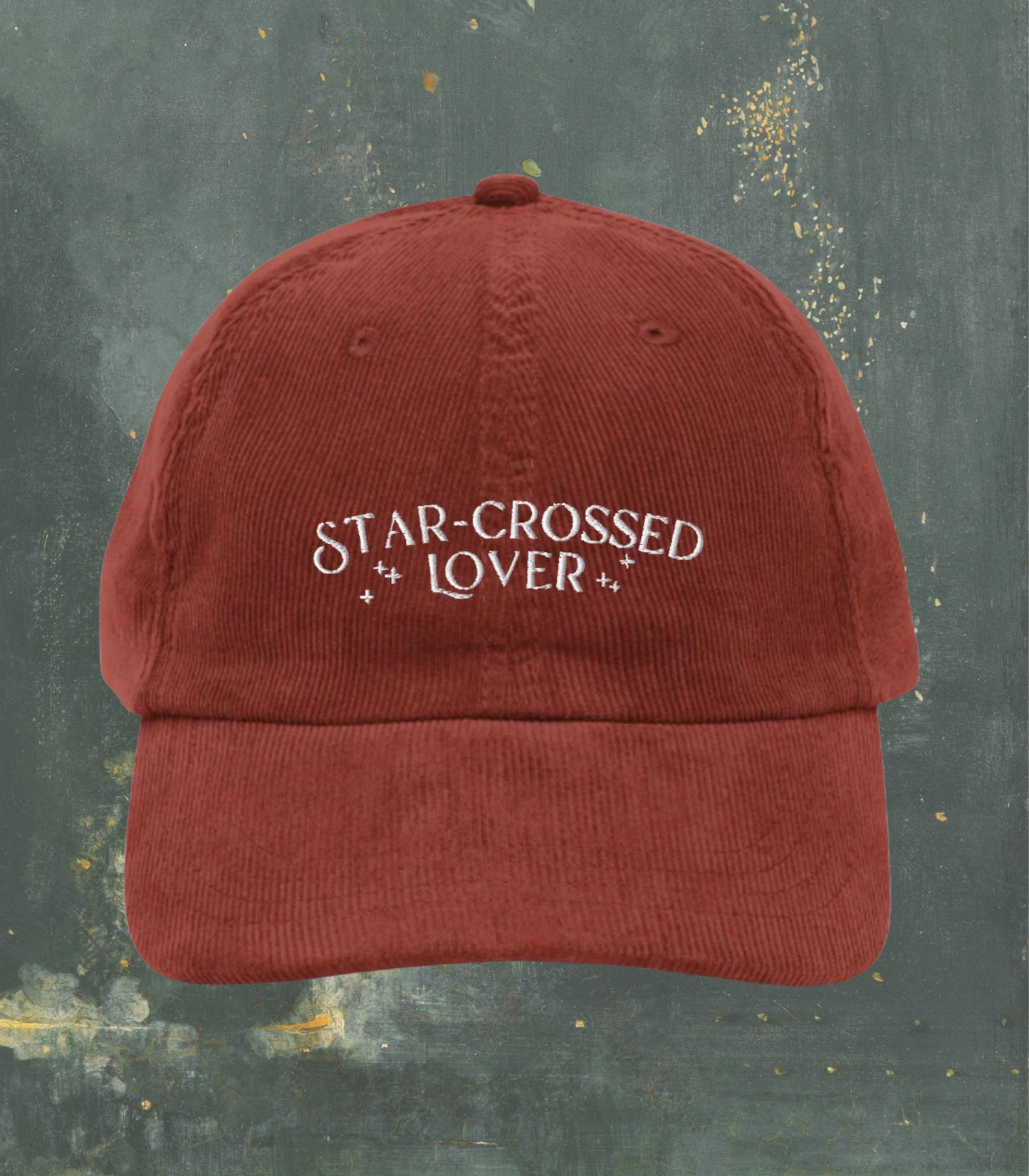 Star Crossed Lover Shakespeare Romeo Juliet Embroidered Hat * Valentine Drama Theater Teacher Theatre Kid Cast Wrap Gift Valentine Romance